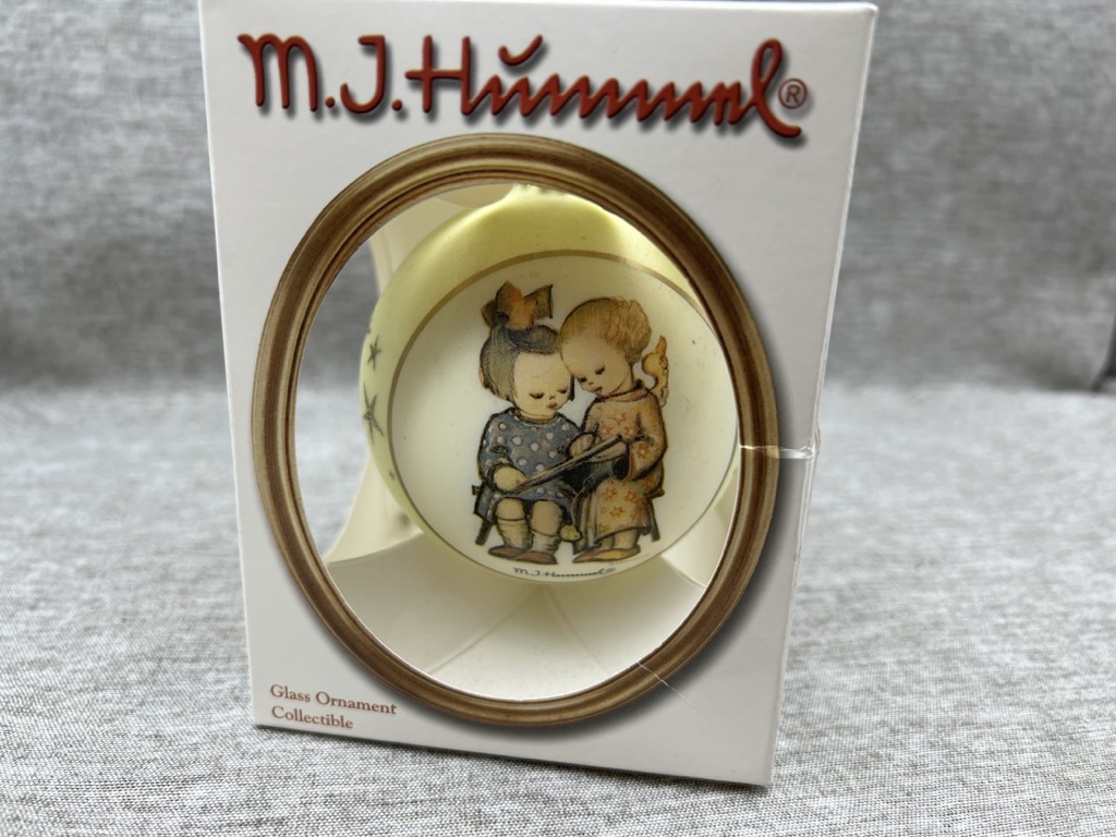  M.I. Hummel Weihnachtsbaum Kugel 8 cm. Unbenutzt - Top Zustand 