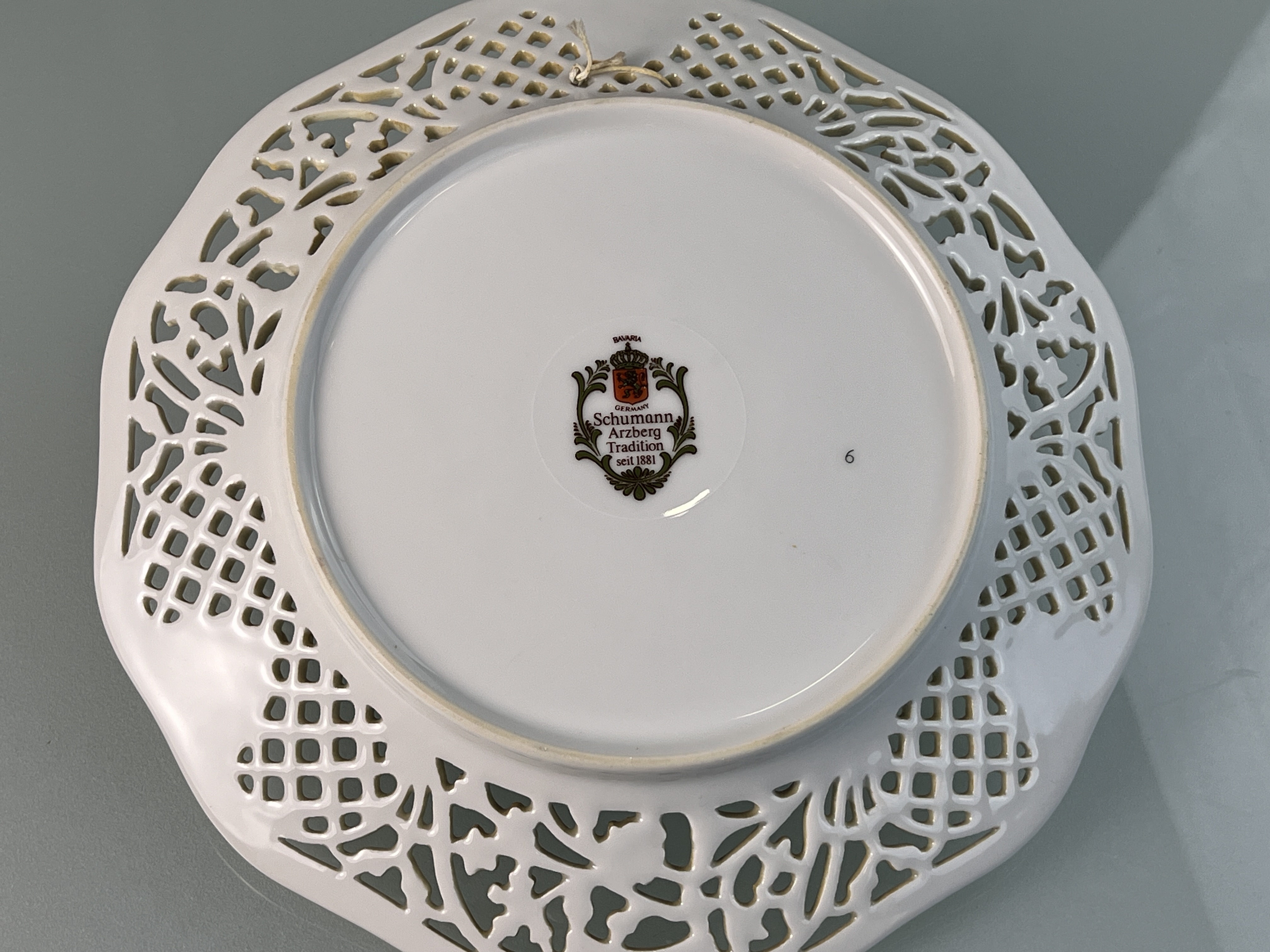 Schumann Arzberg Bruchkorb Teller Porzellan 16,3 cm Ø. 1 Wahl Top Zustand 