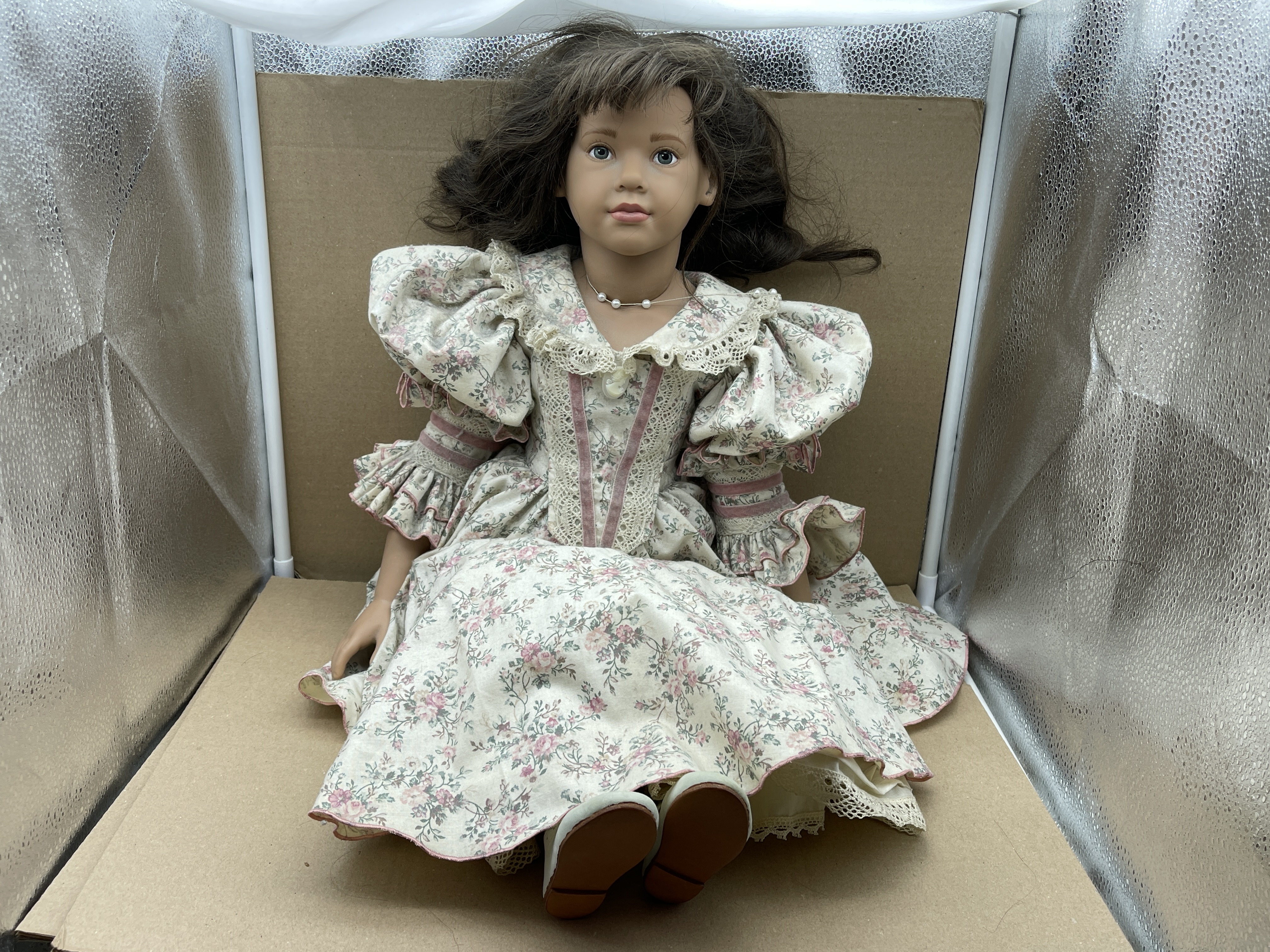 Sigikid Ilse Wippler Vinyl Puppe 68 cm. Top Zustand   