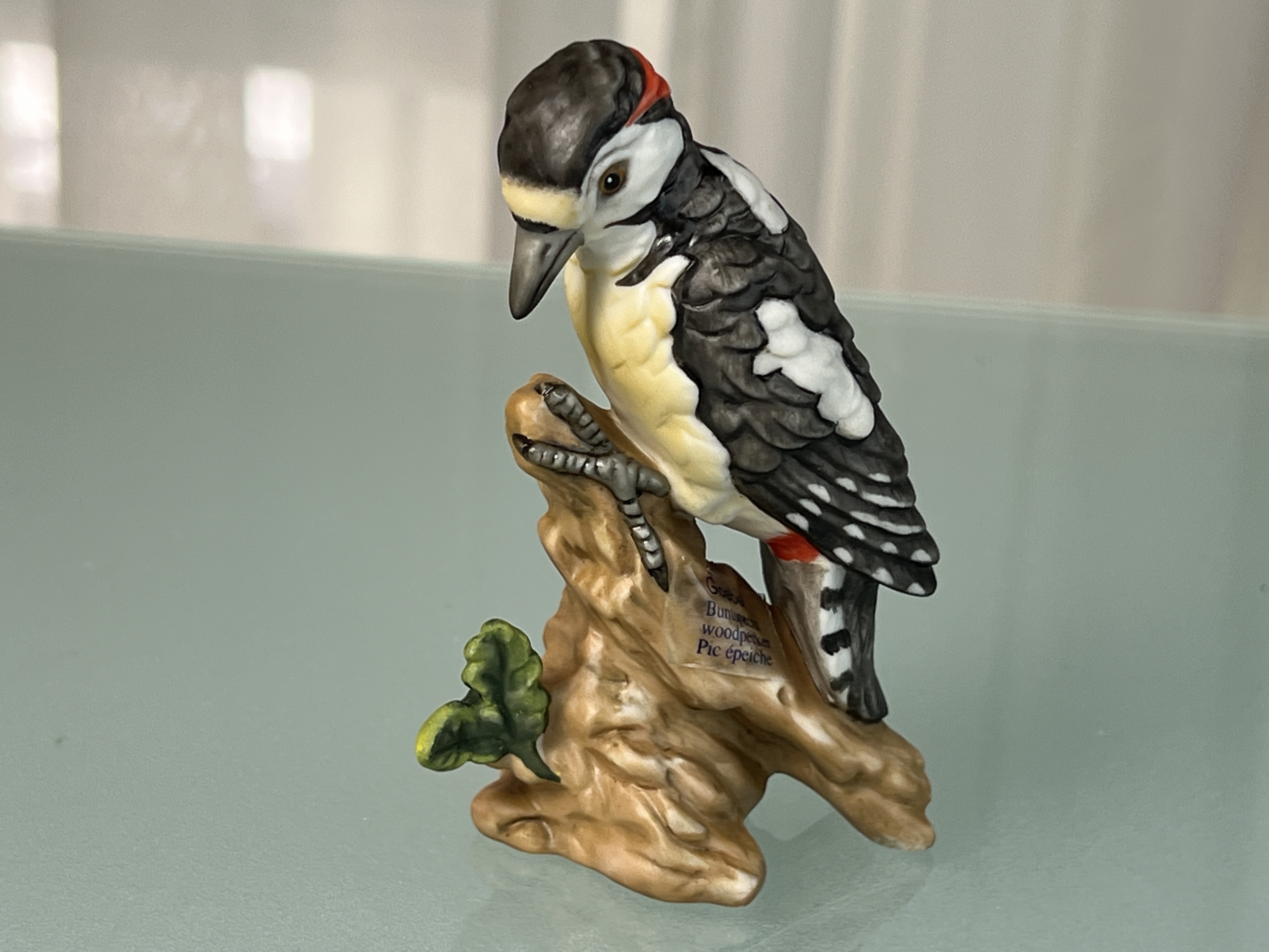 Goebel Figur Vogel des Jahres 1997 Buntspecht 10 cm. Top Zustand  