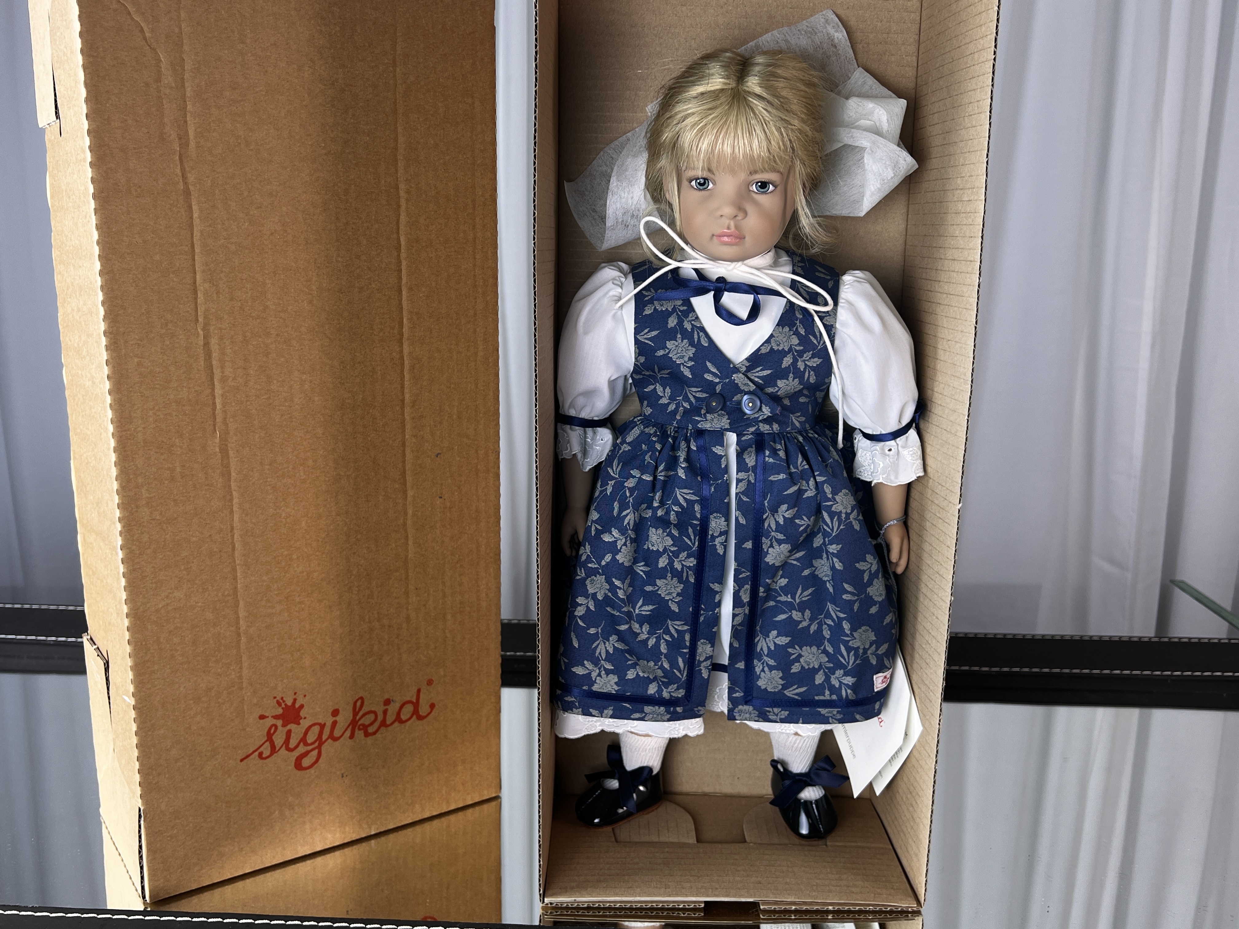 Sigikid Vinyl Puppe 50 cm. Top Zustand   