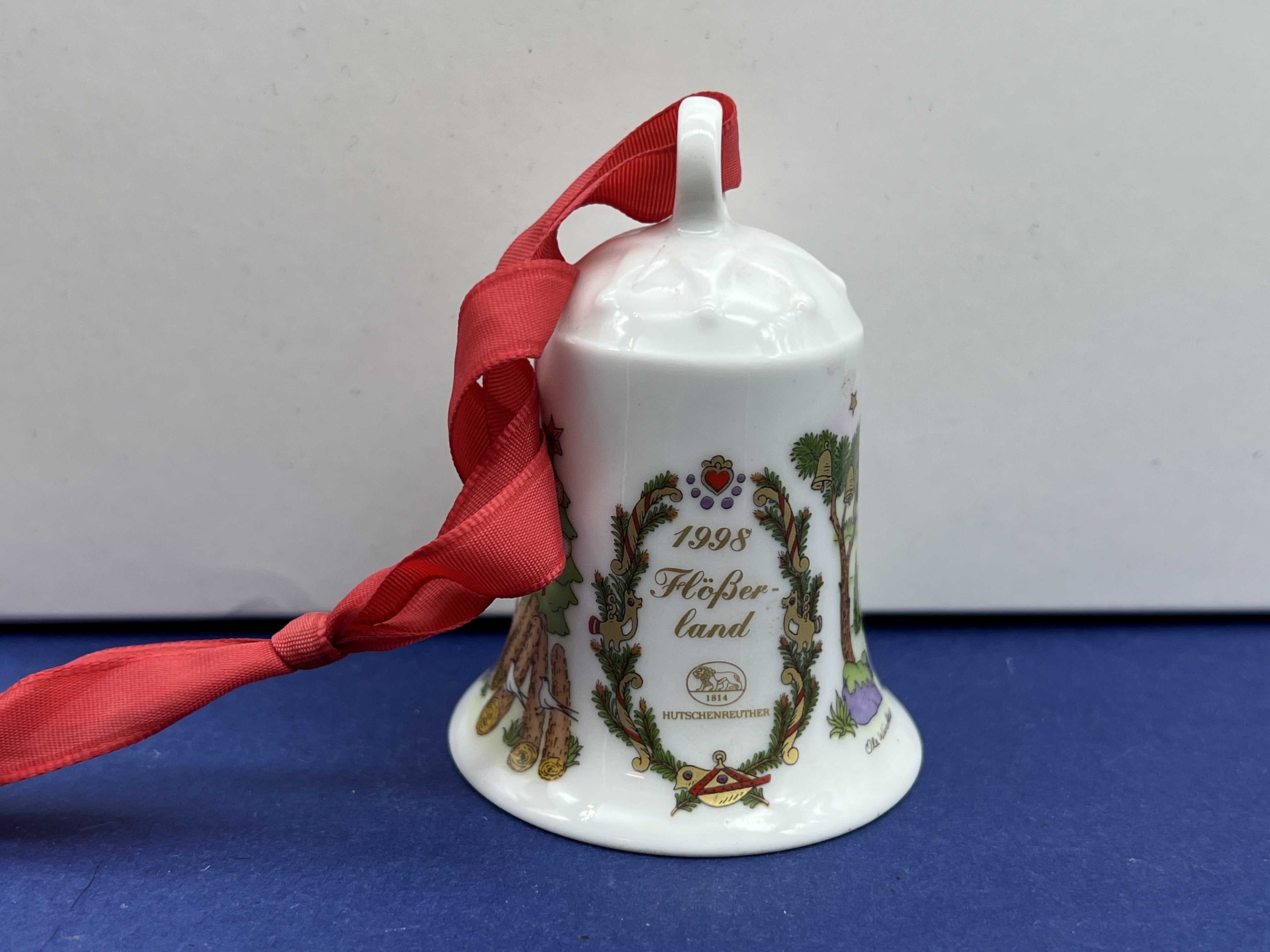  Hutschenreuther 1998 Weihnachtsglocke  7 cm. Top Zustand.   
