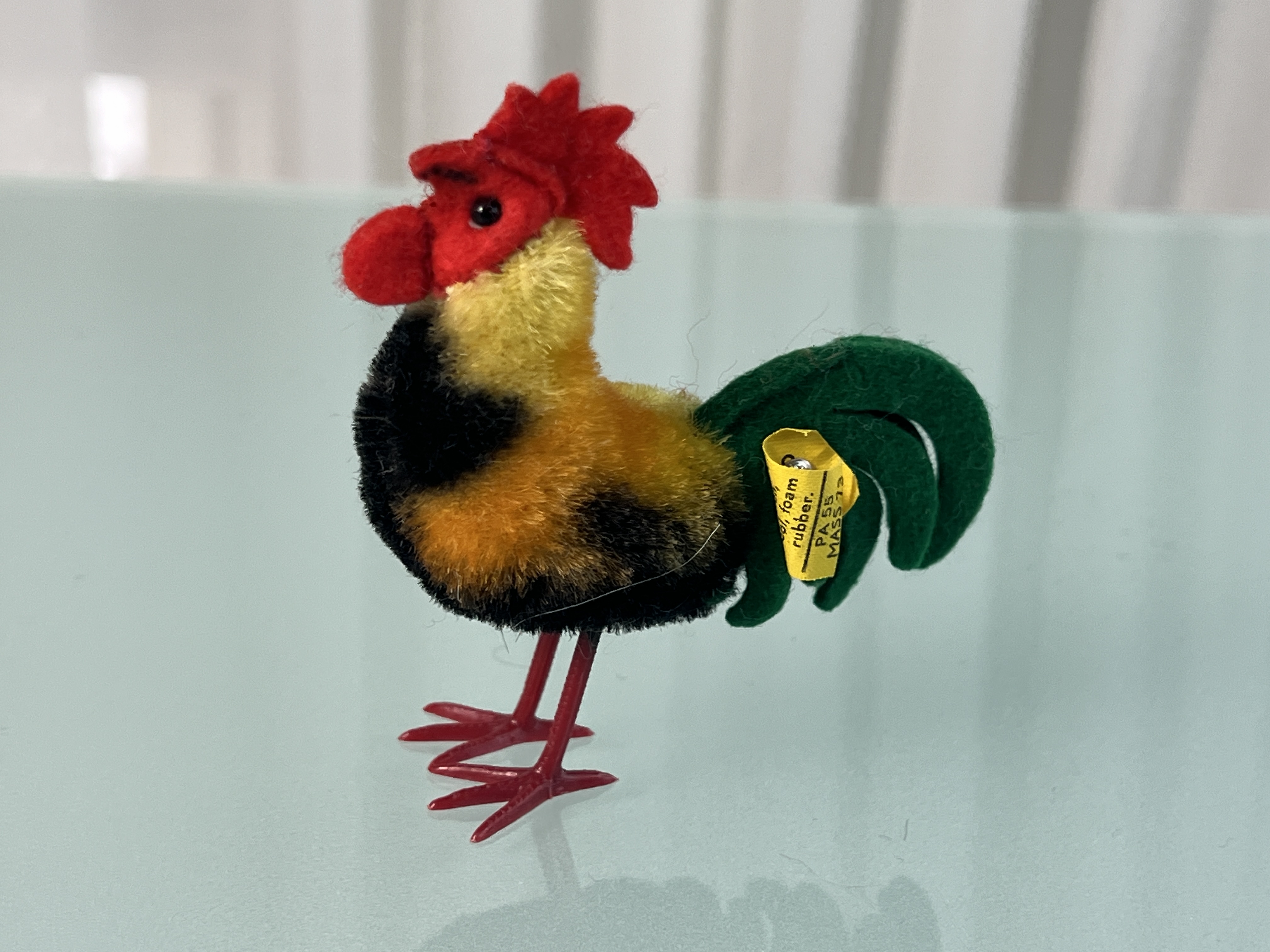 Steiff Tier Hahn 9 cm. Zustand siehe Fotos 