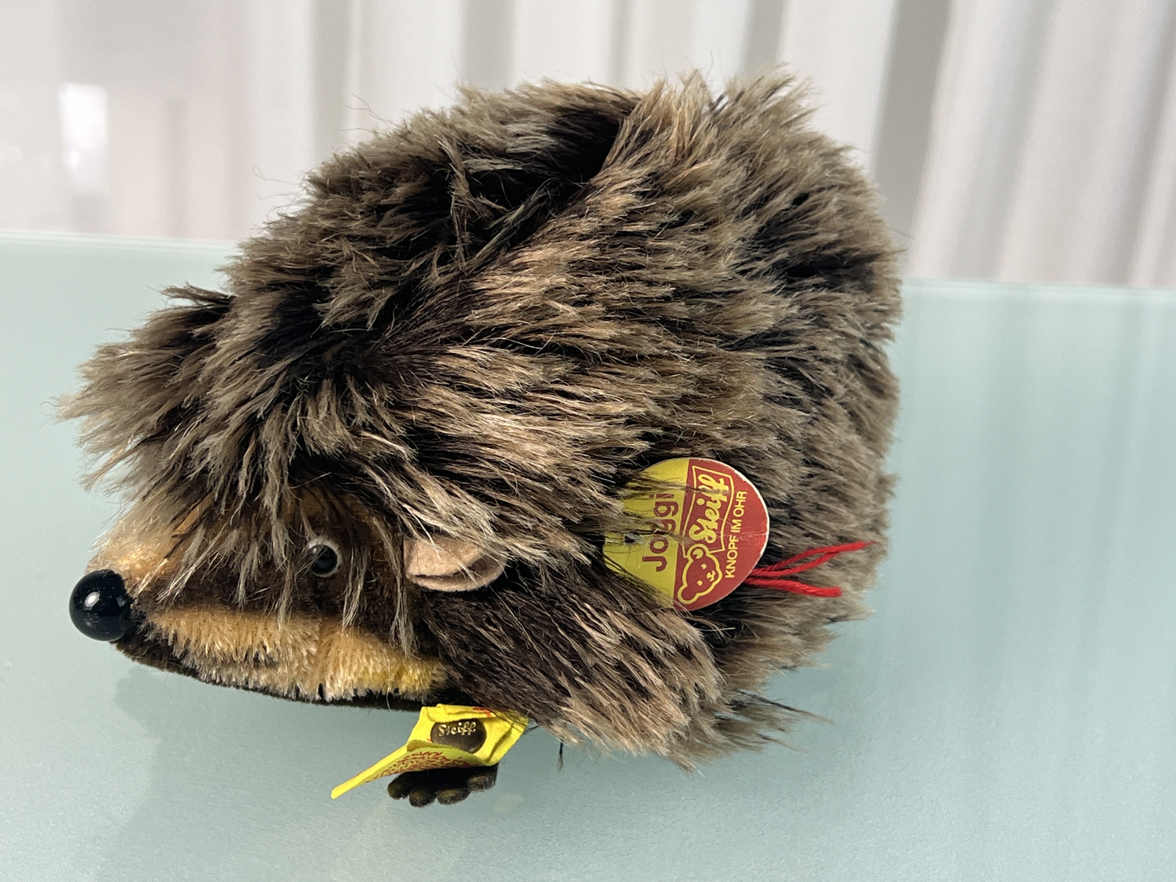 Steiff Tier Igel 10 x 17 cm. Top Zustand  
