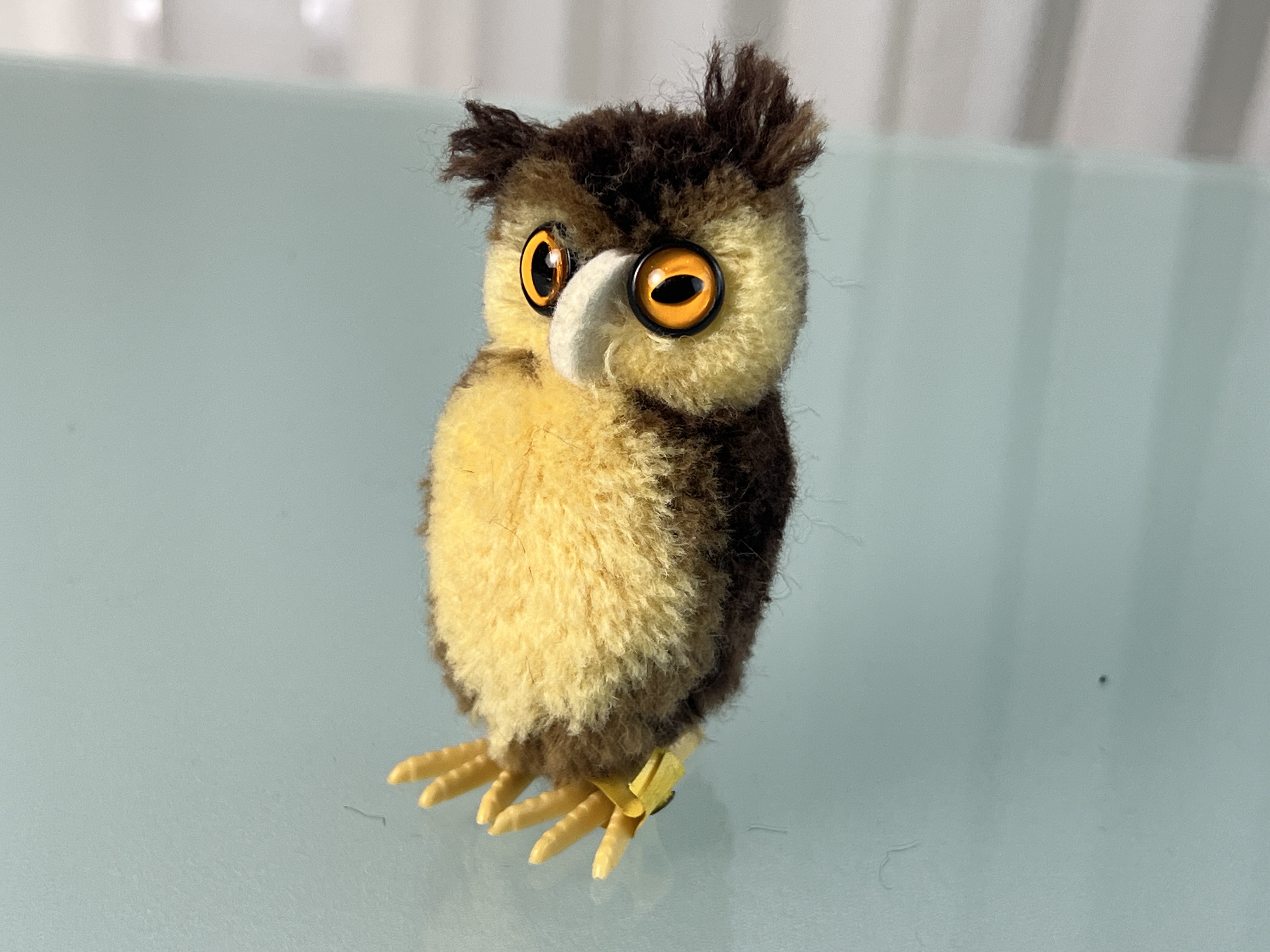 Steiff Tier Eule 9,5 cm. Zustand siehe Fotos 