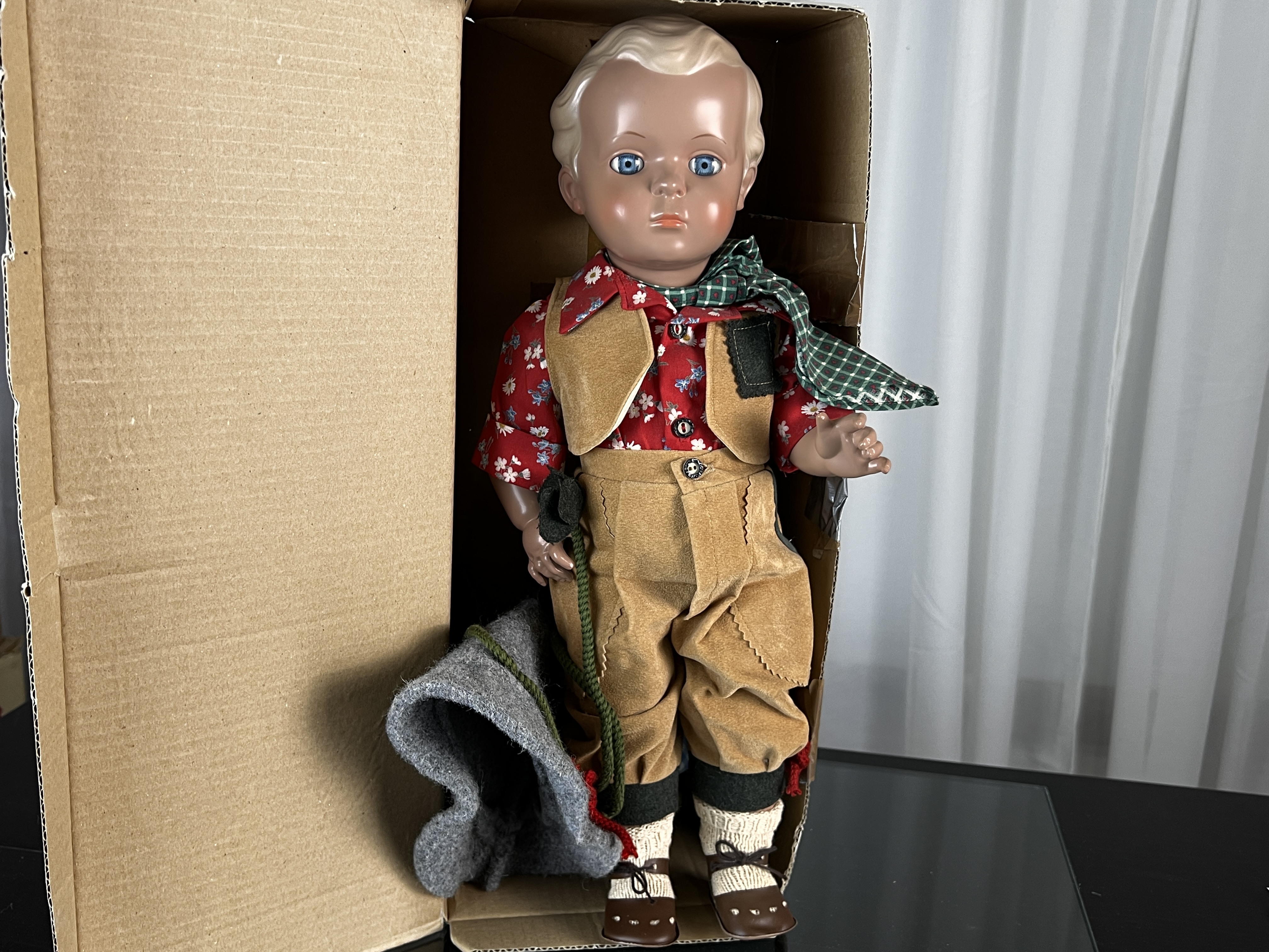 Schildkrötpuppe Puppe 49 cm. Top Zustand.  