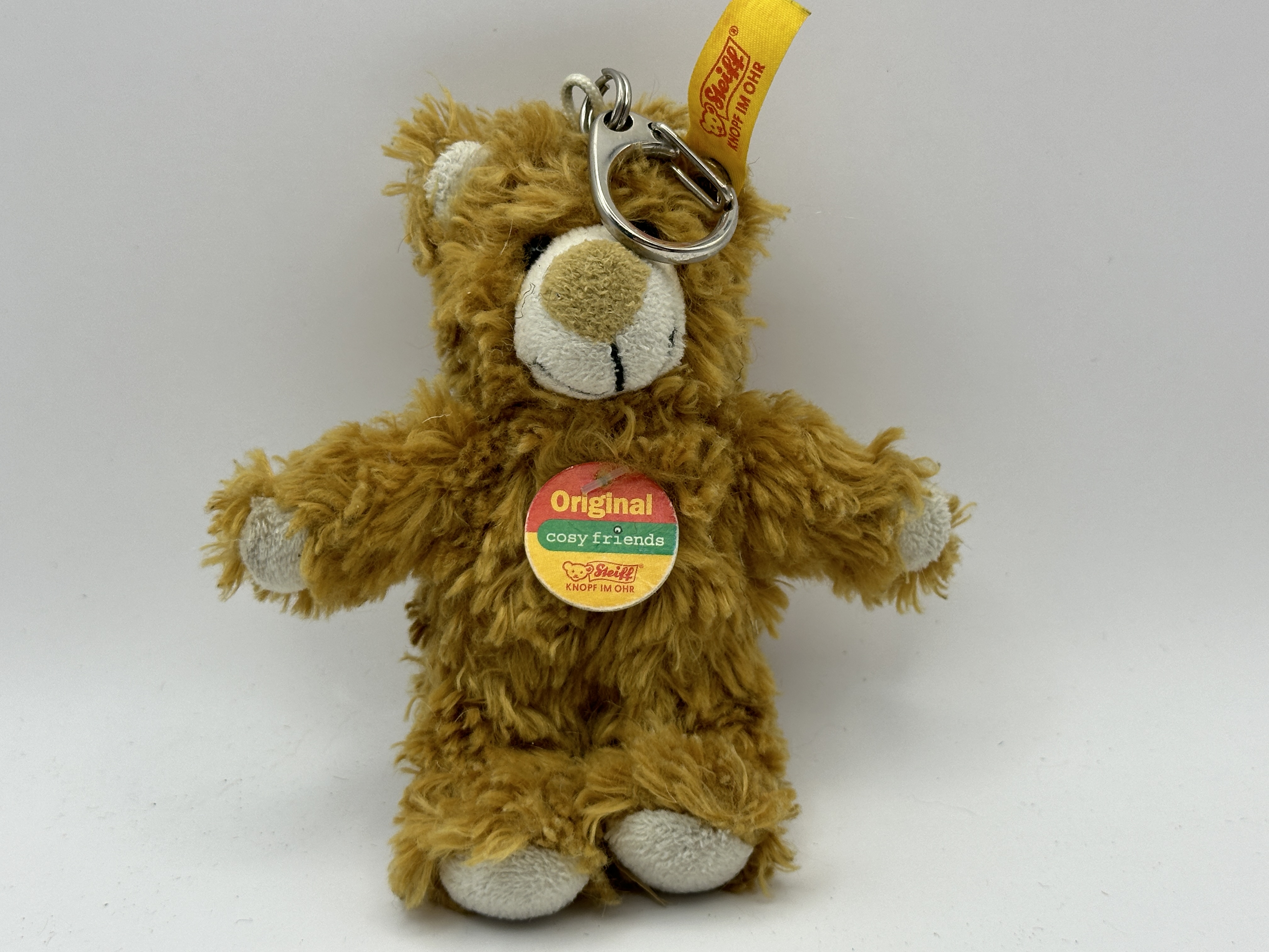 Steiff Tier 110146 Schlüsselanhänger Teddy 12 cm. Top Zustand    