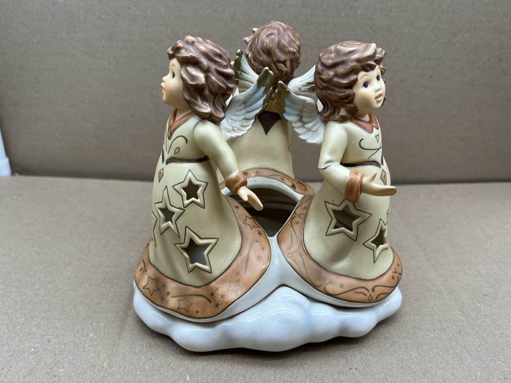 Goebel Figur 44 027 Engel Reigen Teelicht 17 cm. 1 Wahl Top Zustand   