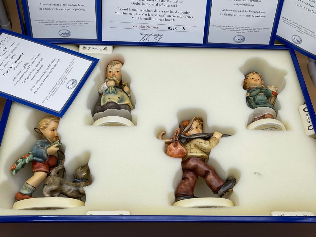 Hummel Figuren Set Die Vier Jahreszeiten. 1 Wahl - Top Zustand 
