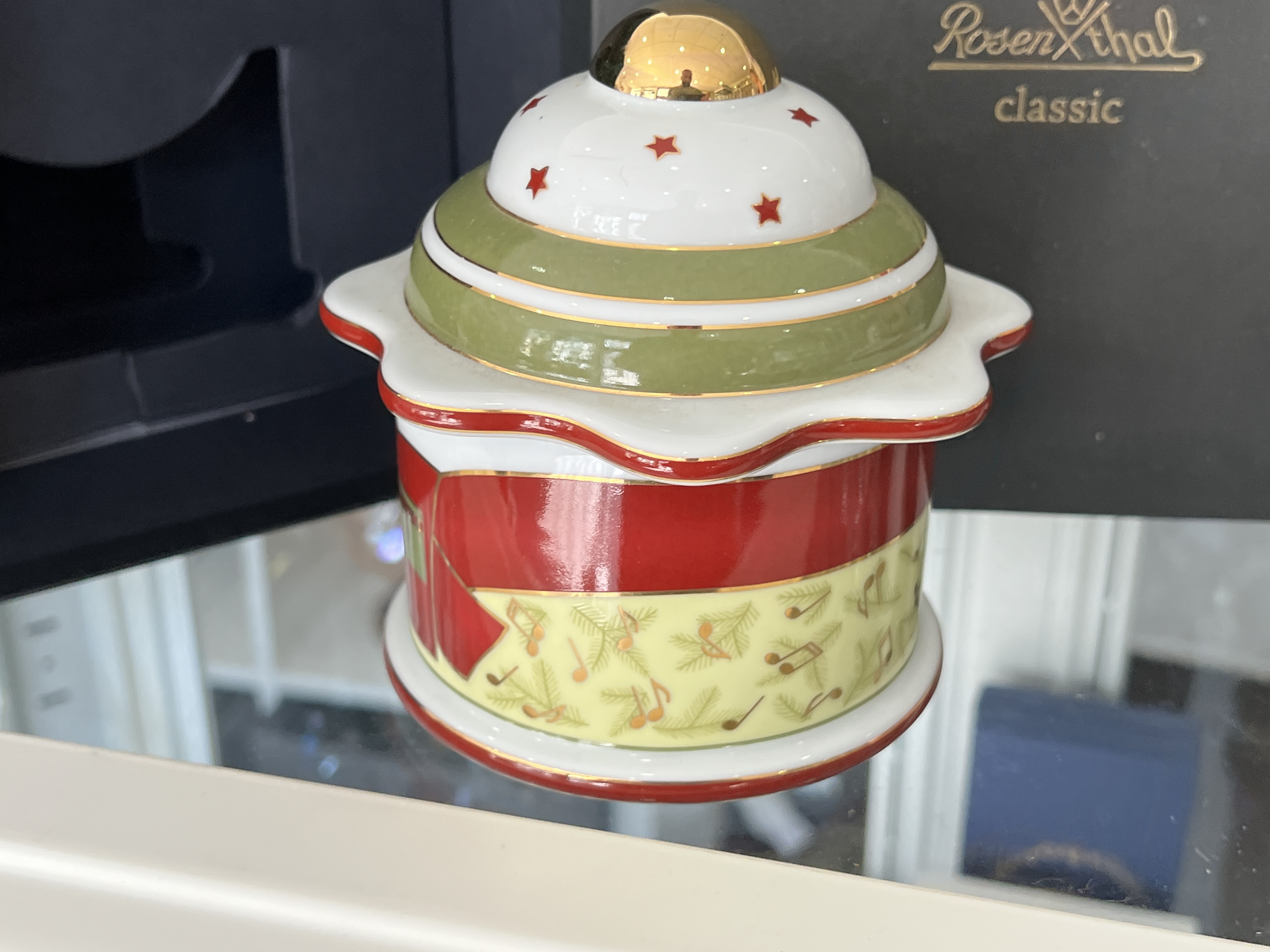 Rosenthal Zuckerdose Bonboniere Höhe 13 cm. - Ø: 12,5 cm - 1 Wahl  Top Zustand     