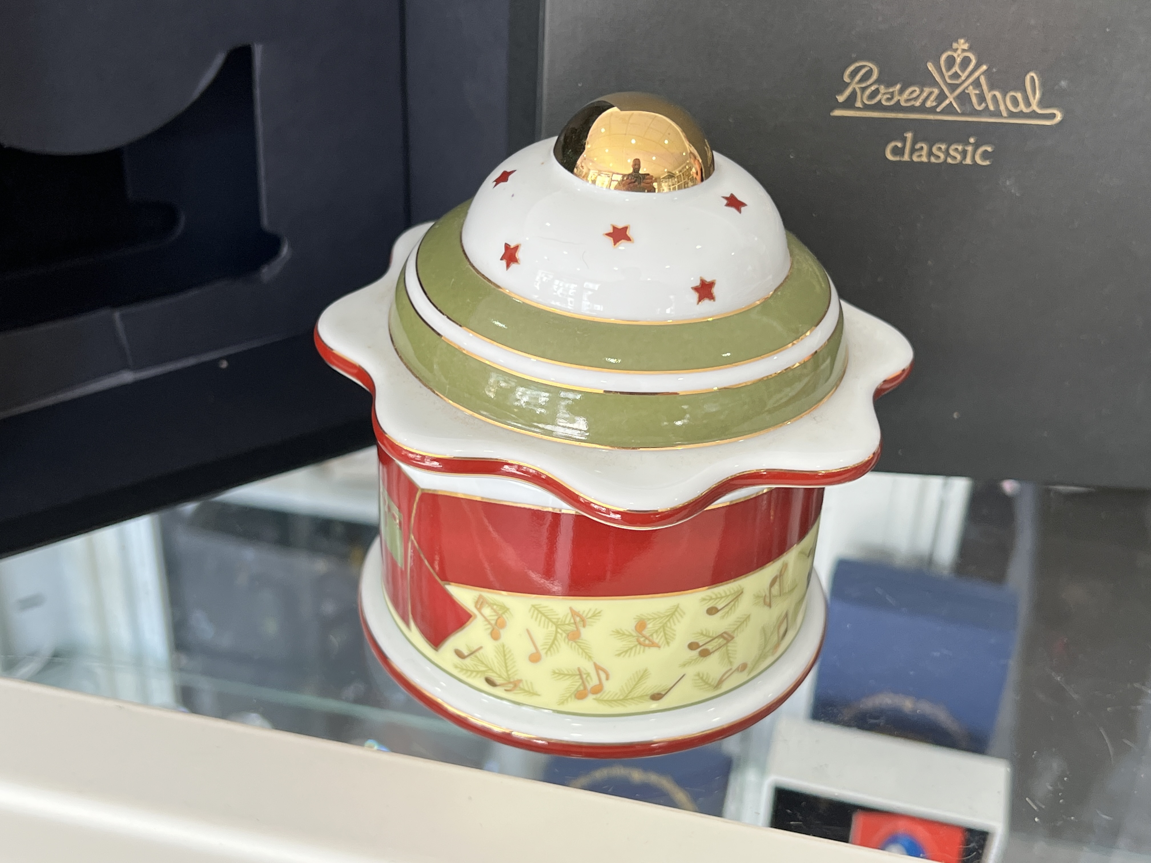 Rosenthal Zuckerdose Bonboniere Höhe 13 cm. - Ø: 12,5 cm - 1 Wahl  Top Zustand     