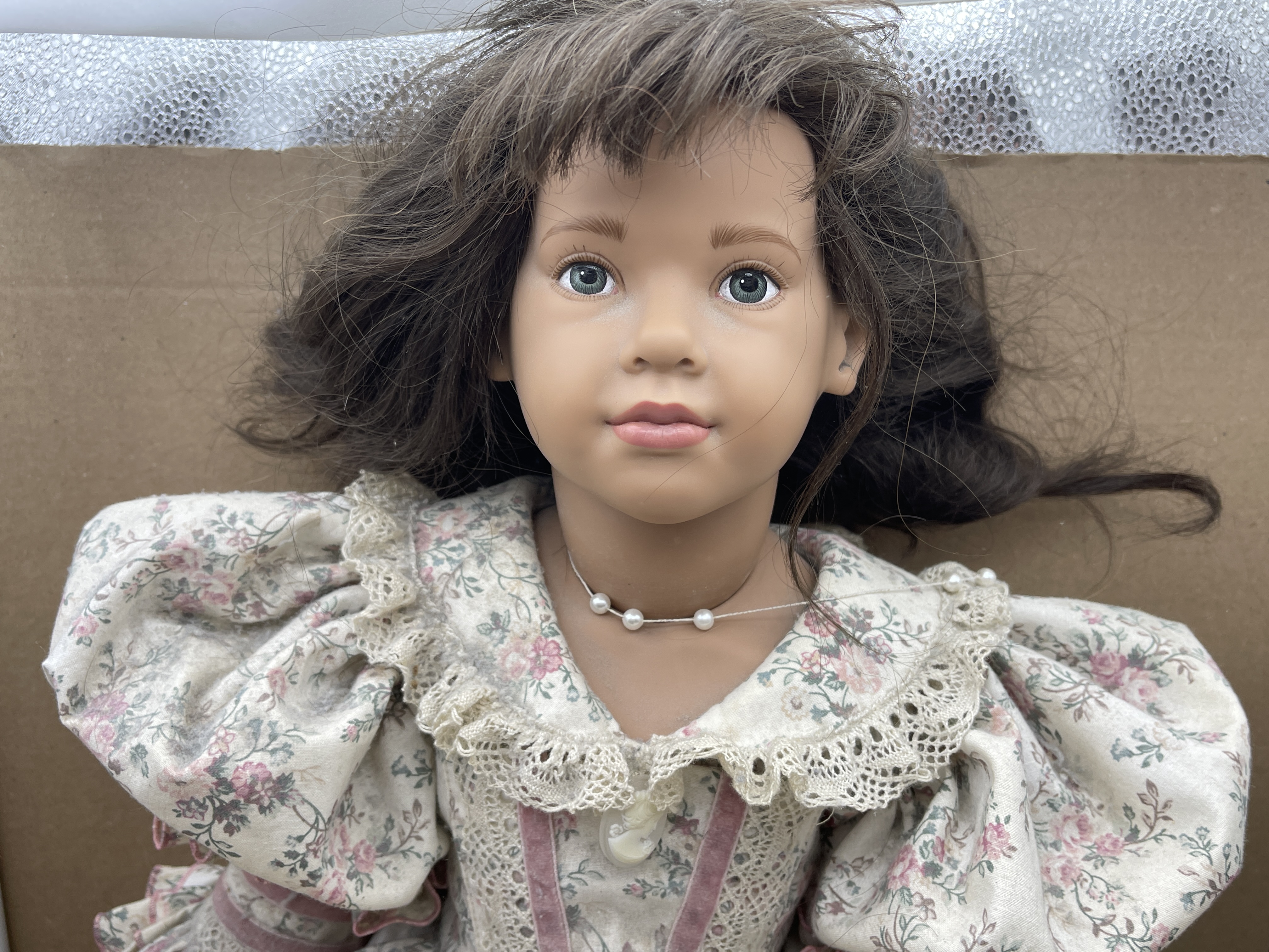 Sigikid Ilse Wippler Vinyl Puppe 68 cm. Top Zustand   