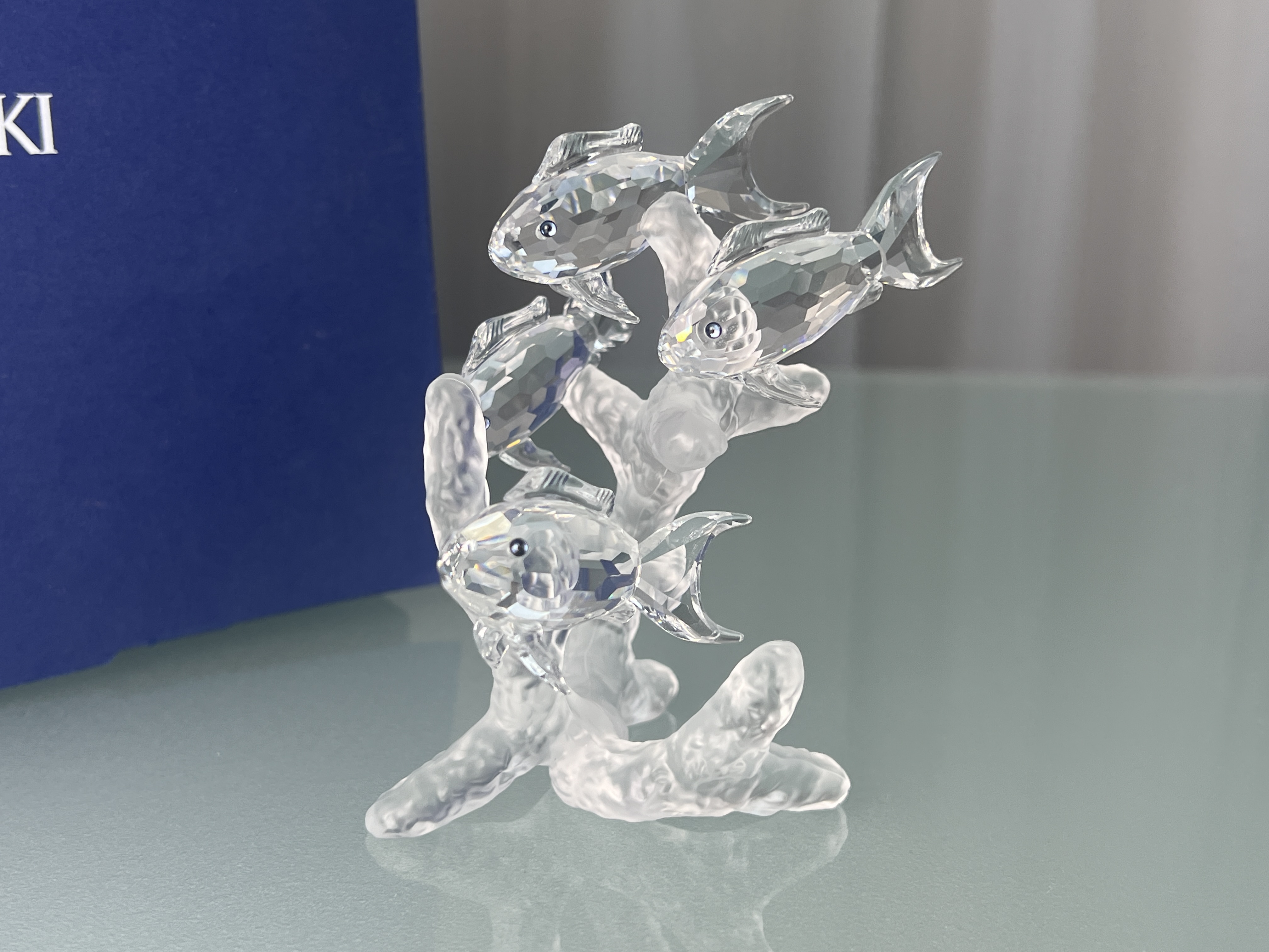 Swarovski Figur 666355 Großer Fischschwarm 10 cm, Inkl. OVP und Zertifikat  