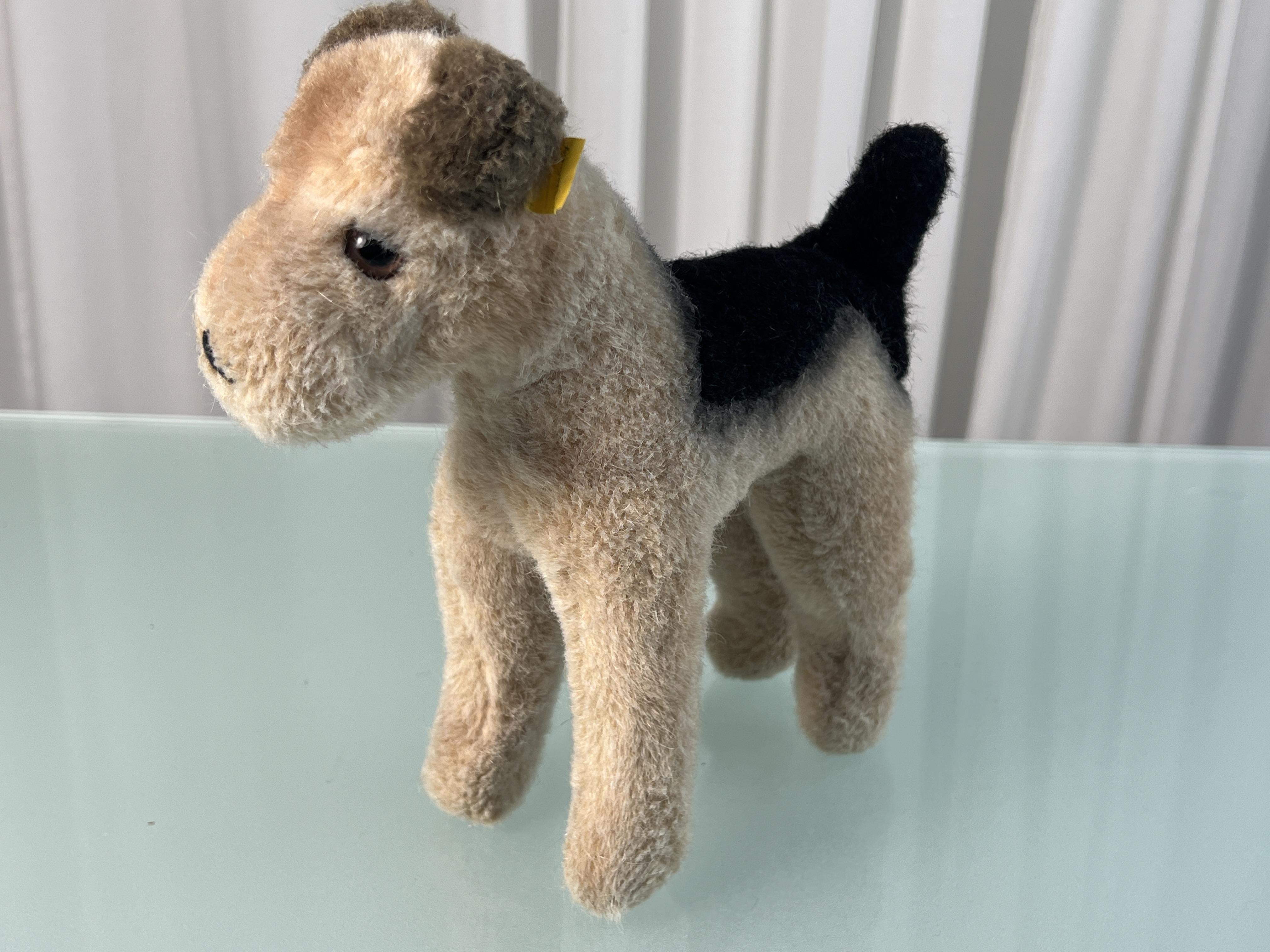 Steiff Tier Hund 21 cm. Zustand siehe Fotos 