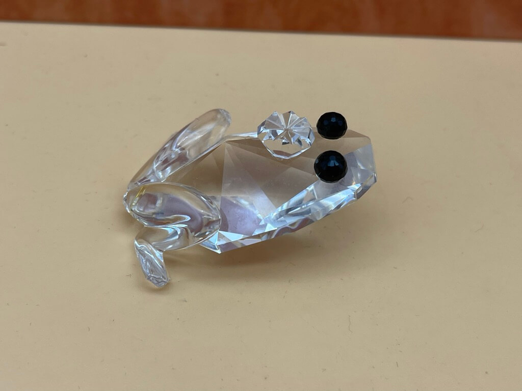 Swarovski Figur 010010 Froschkönig 5,5 cm. Top Zustand