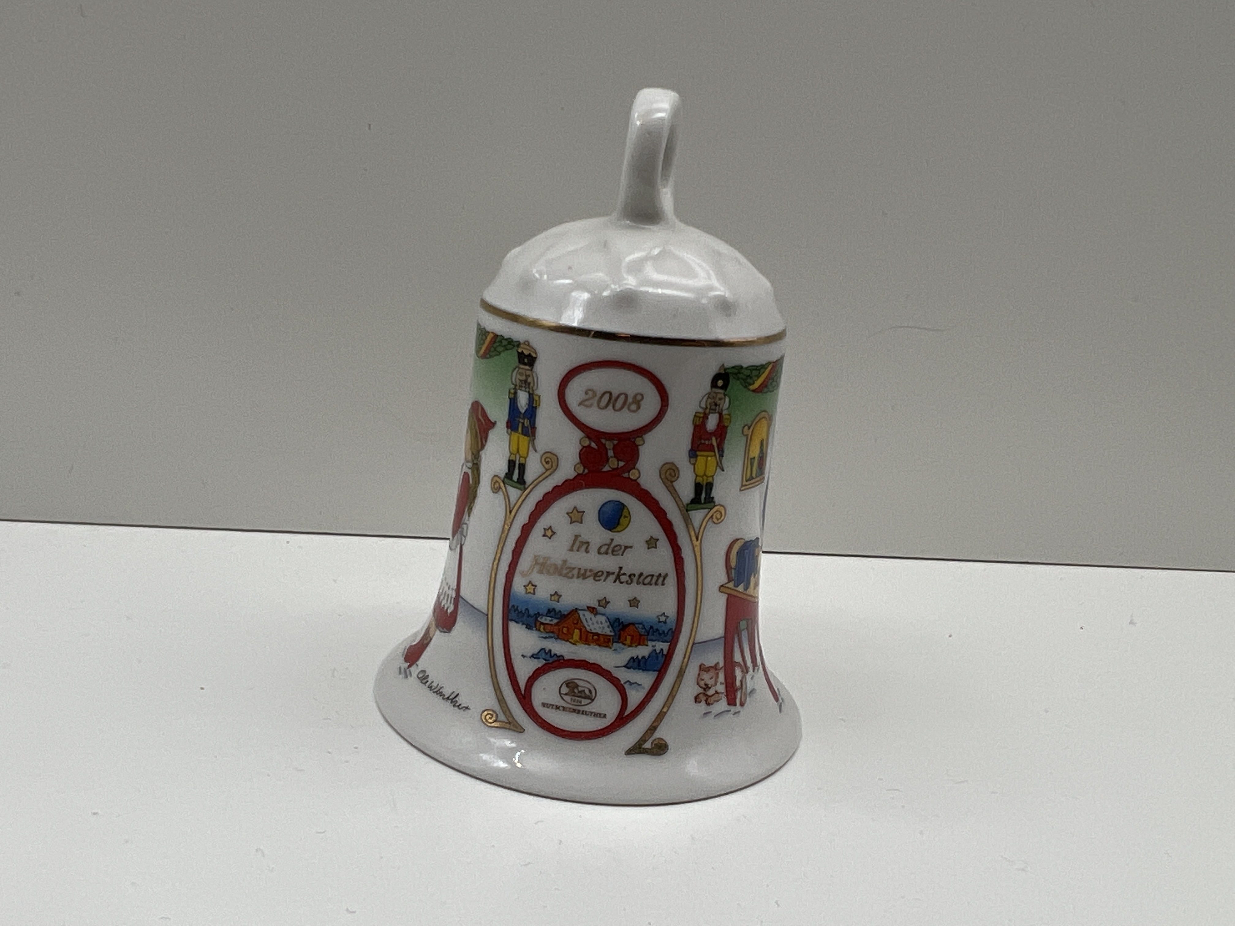  Hutschenreuther 2008 Weihnachtsglocke  7 cm. Top Zustand.   