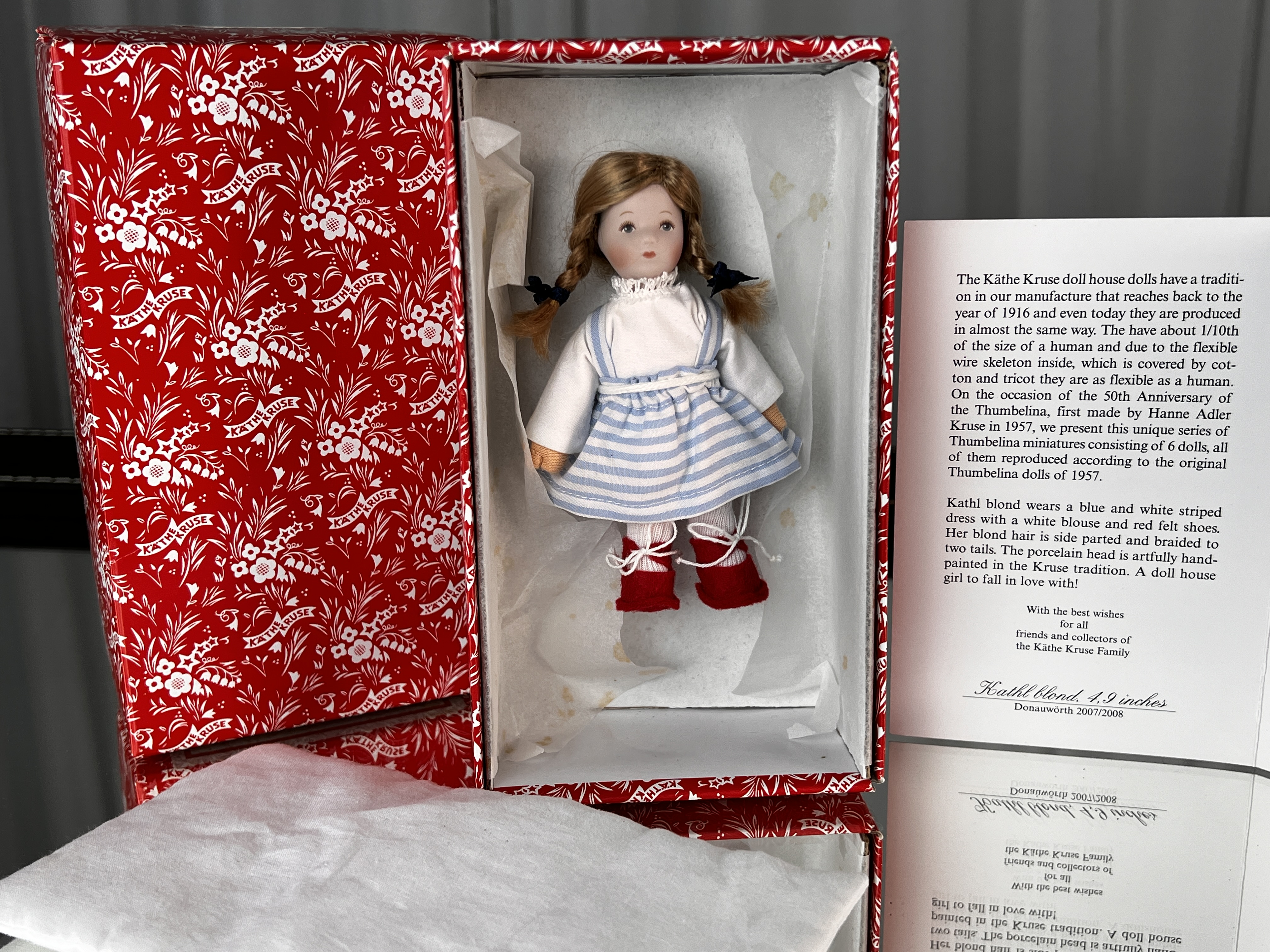 Käthe Kruse Puppe 12 cm. Top Zustand  