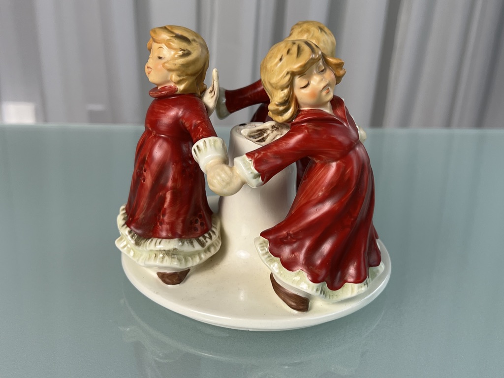 Goebel Figur HE 52 Engel Kerzenständer Reigen 13 cm + 15 cm Ø - 1 Wahl. Top Zustand