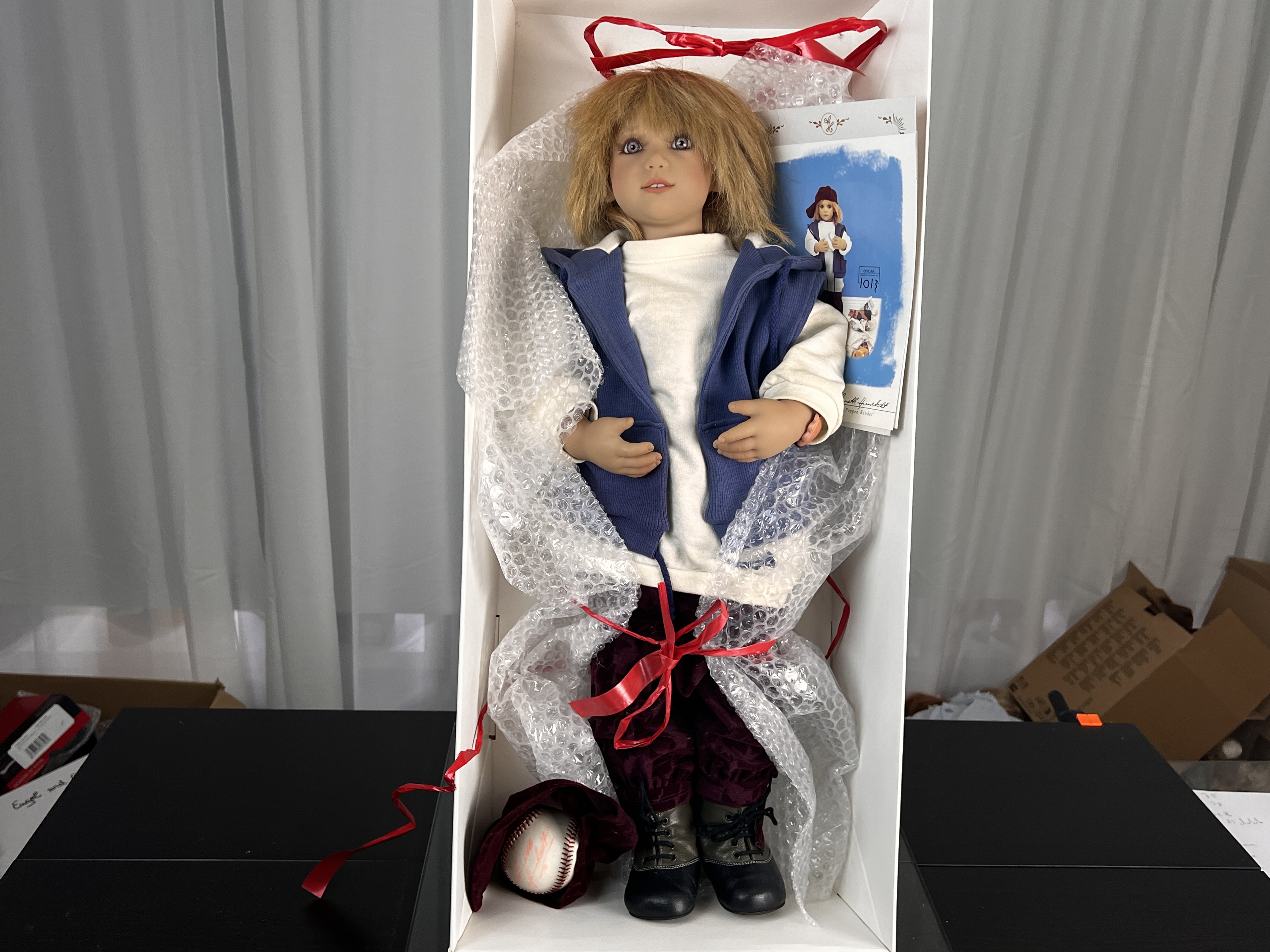 Annette Himstedt Puppe Oscar 65 cm. Top Zustand 