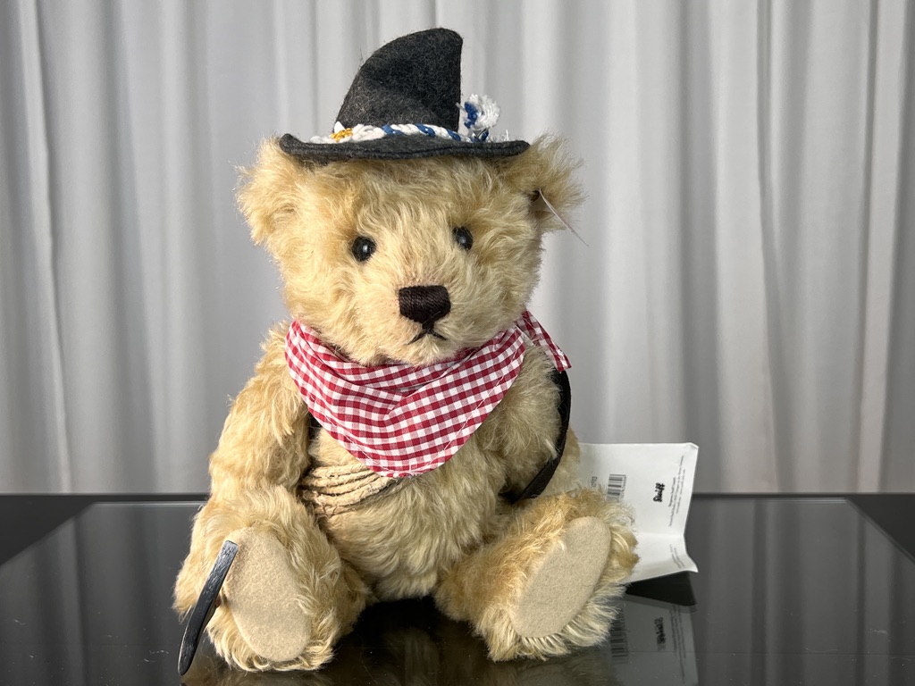 Steiff Tier 656606 Bergsteiger Bär 29 cm. Top Zustand