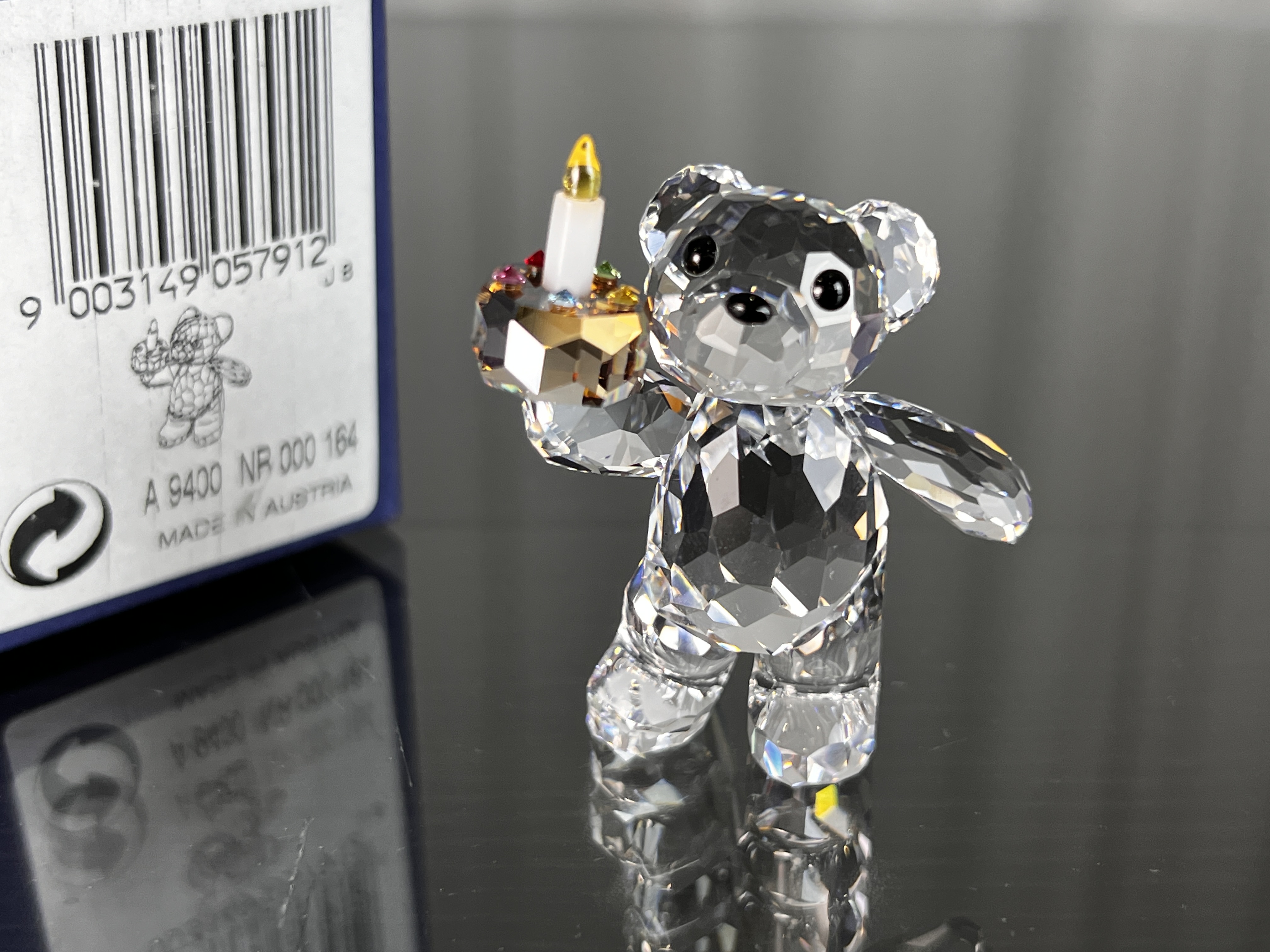  Swarovski Figur 905791 Geburtstag Kris Bär 4,7 cm. Ovp & Zertifikat - Top Zustand 