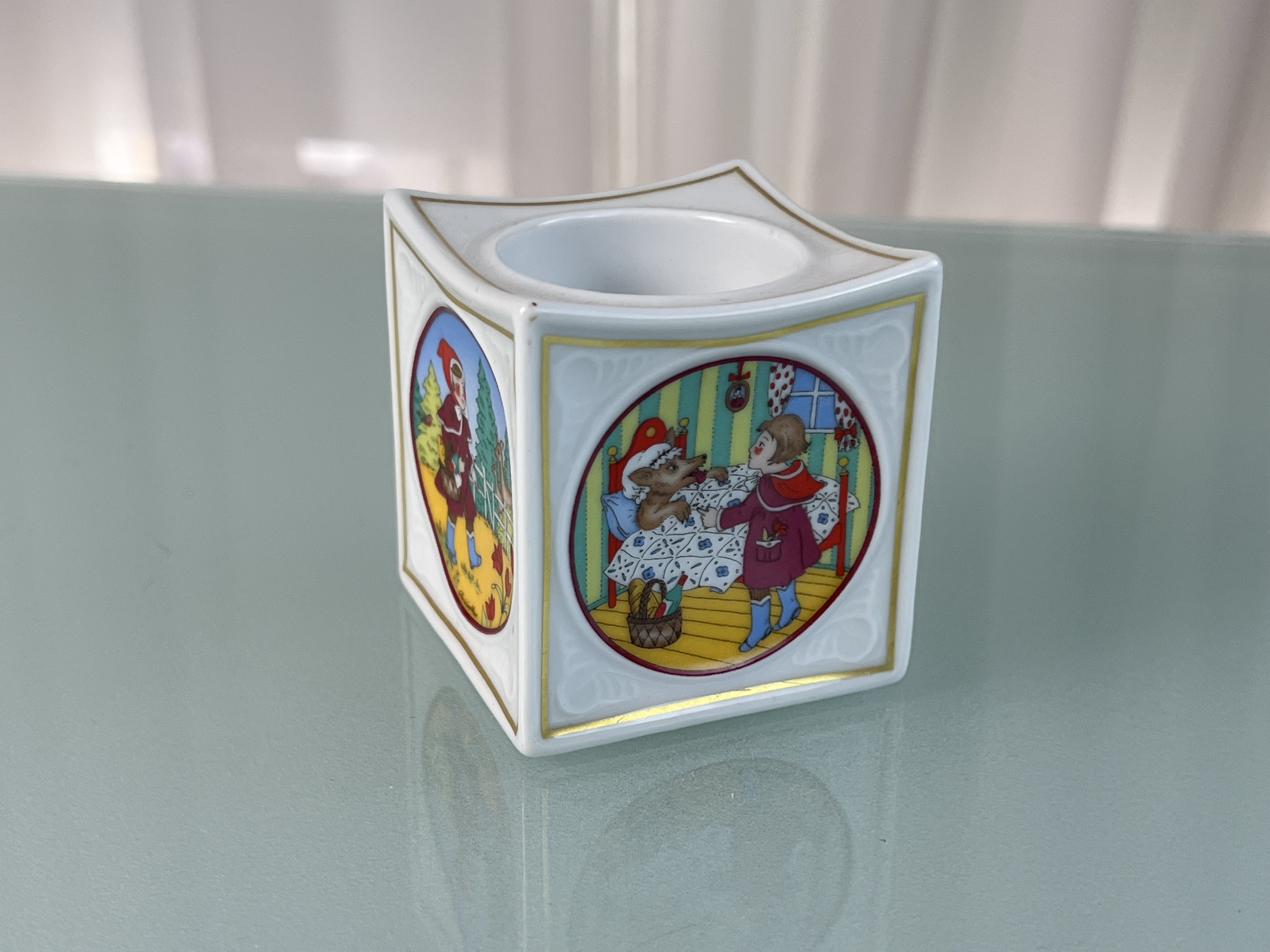 Hutschenreuther Porzellan 1999 Kerzenständer 7 cm. 1 Wahl - Top Zustand  