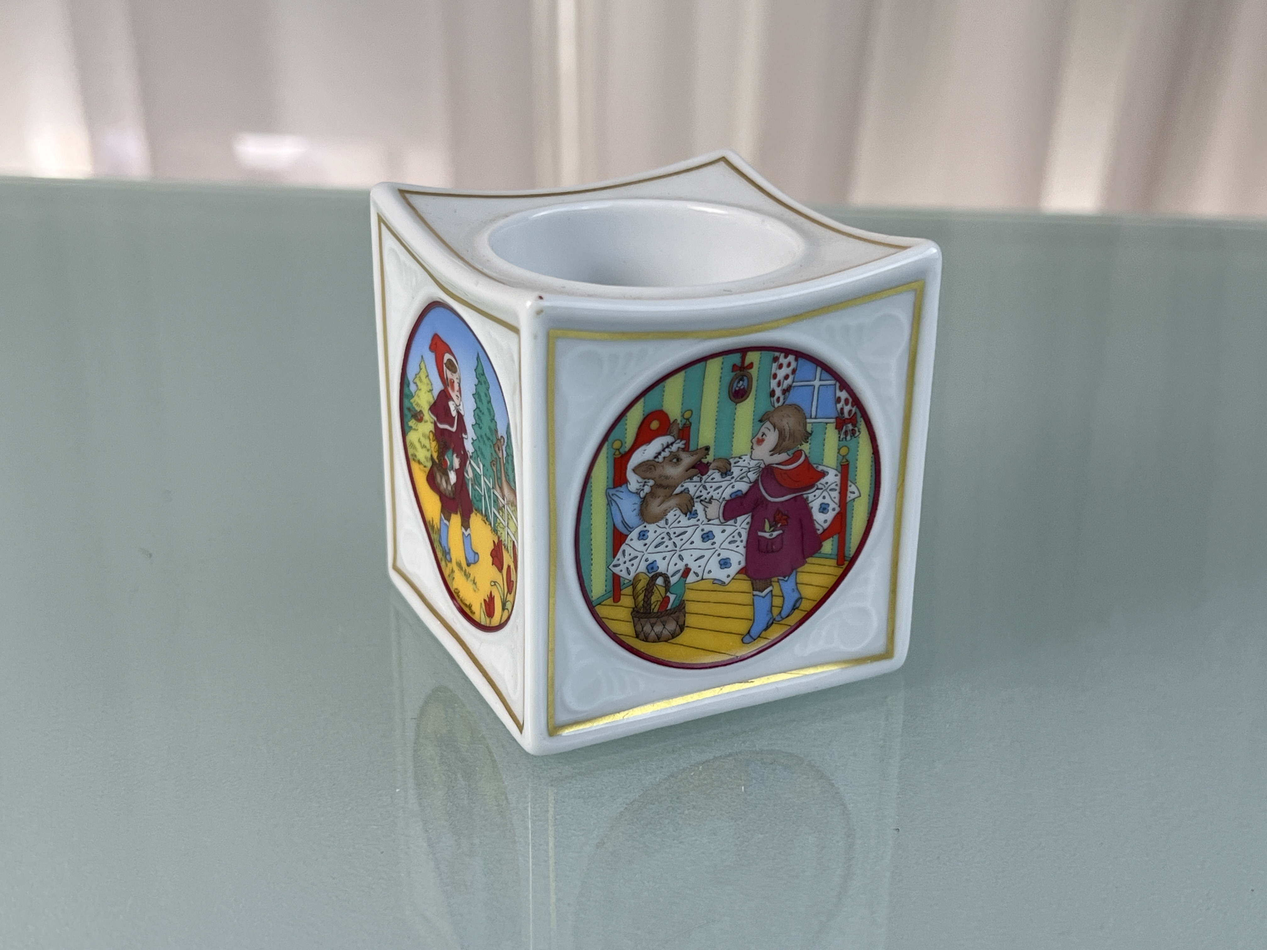 Hutschenreuther Porzellan 1999 Kerzenständer 7 cm. 1 Wahl - Top Zustand  