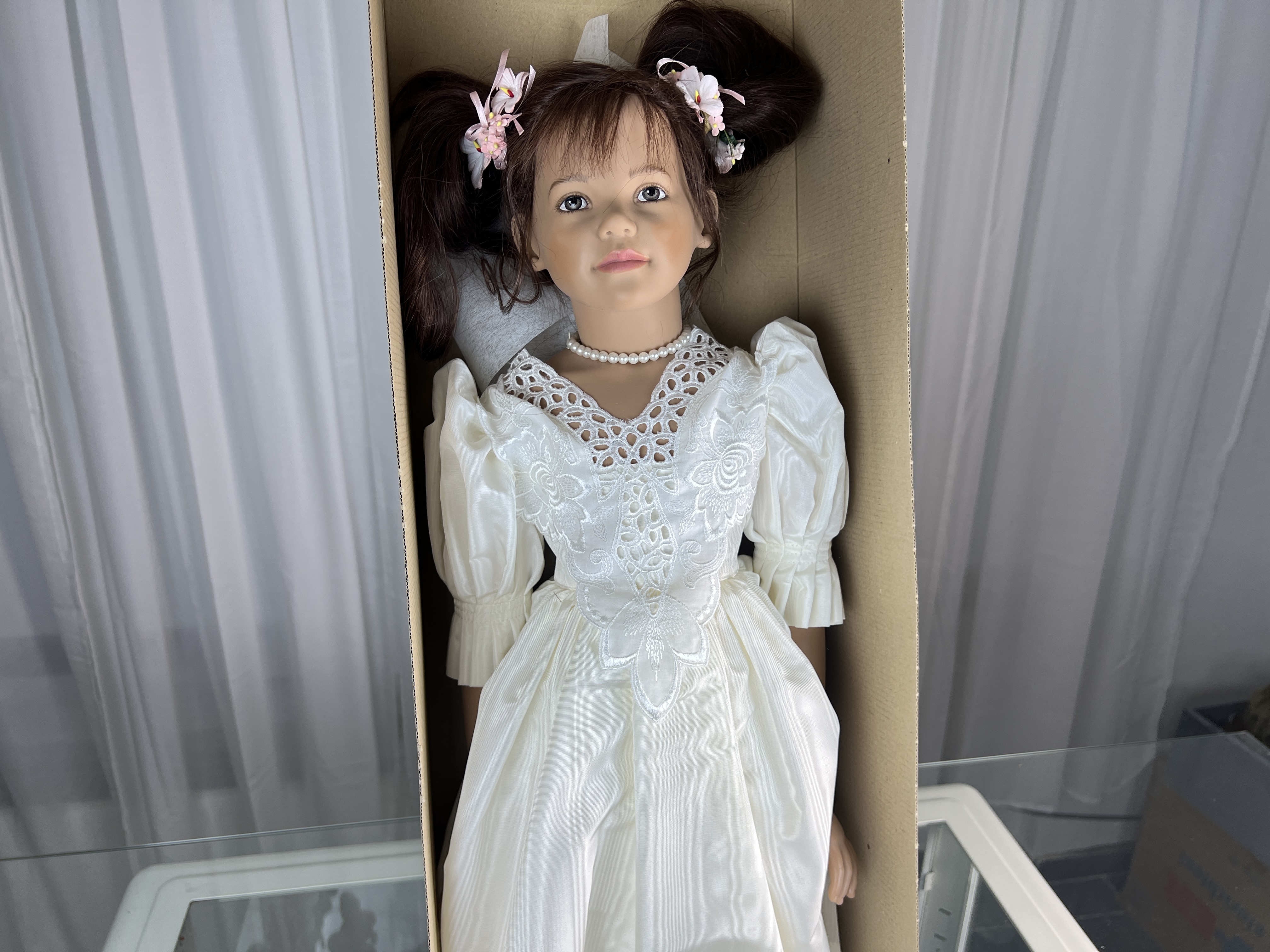 Sigikid Ilse Wippler Vinyl Puppe 67 cm. Top Zustand  