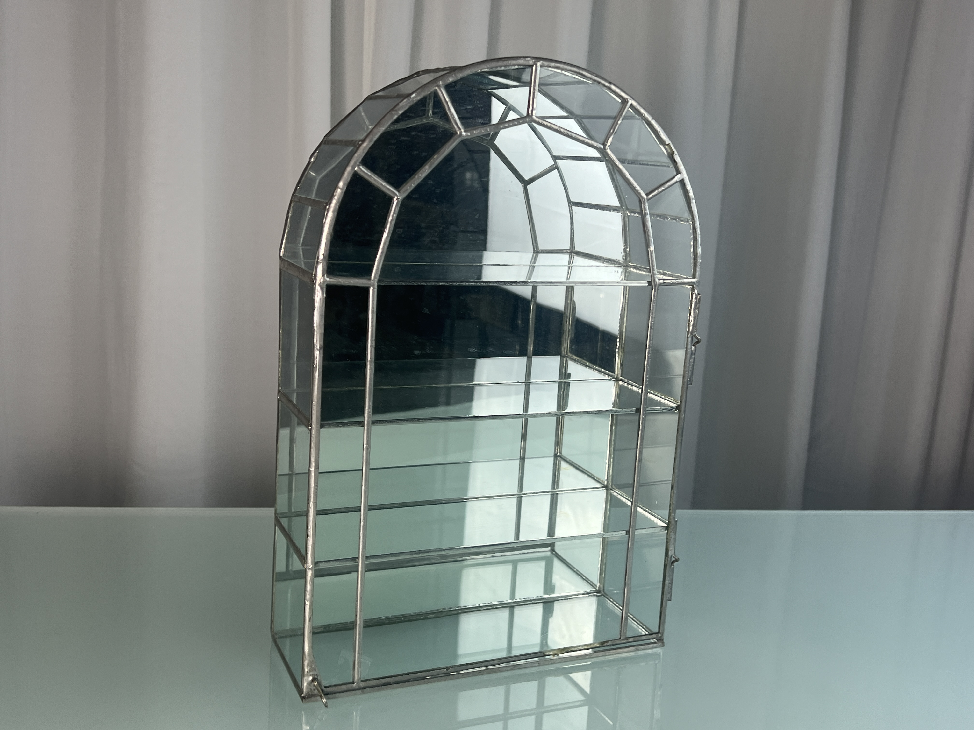 Setzkasten Vitrine 37,5 x 8,5 x 25 cm. - Top Zustand    