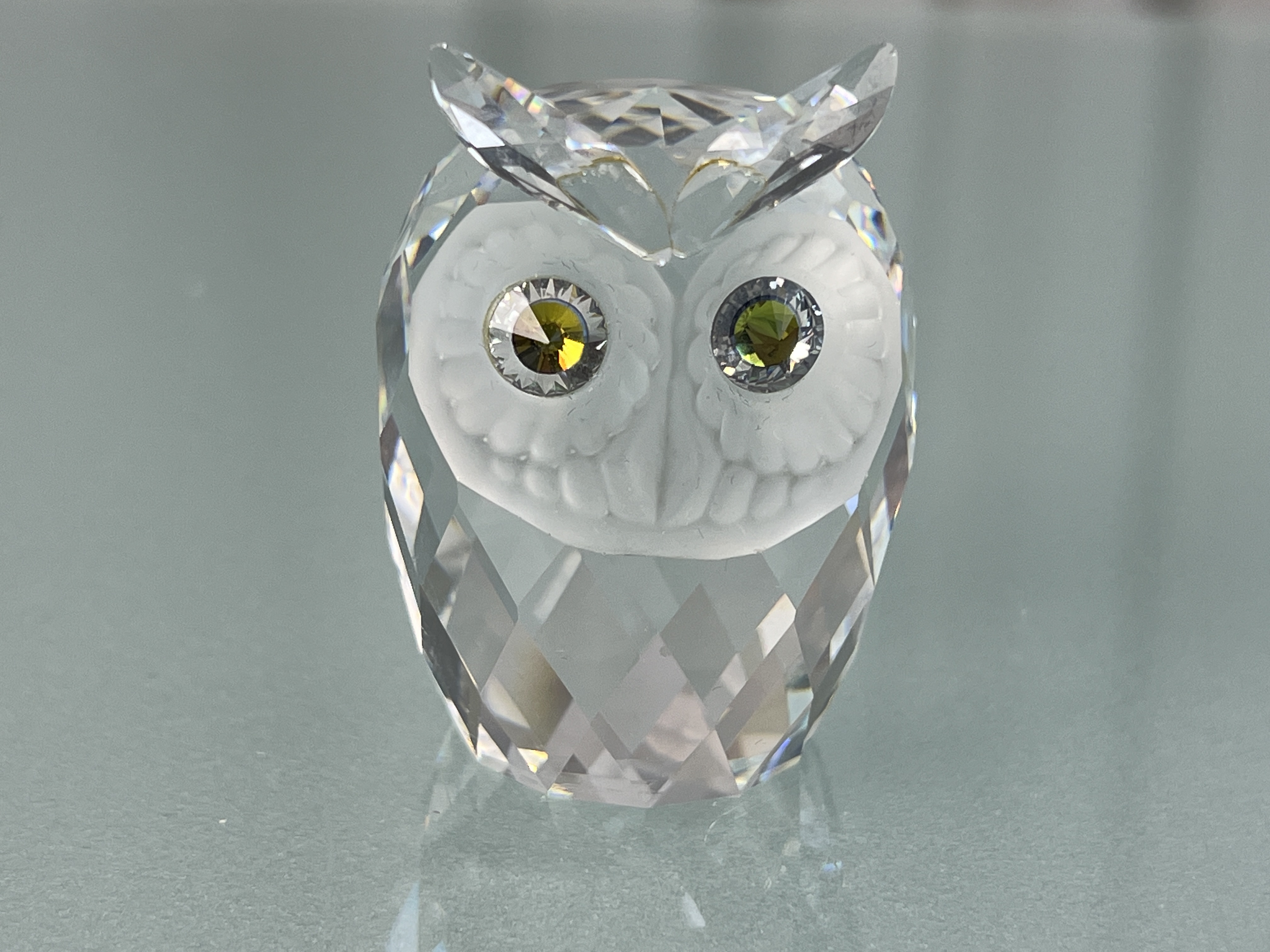 Swarovski Figur Kristall 046000 Eule 5,3 cm. Top Zustand  