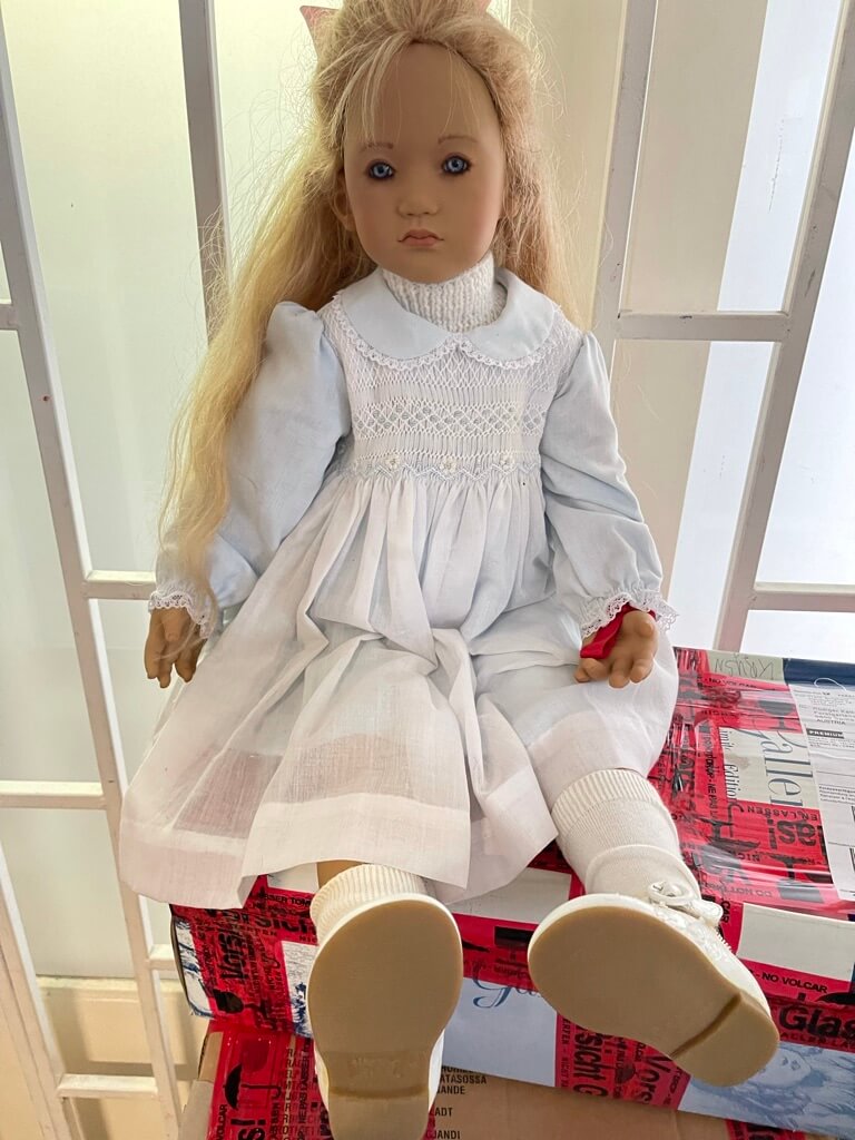 Annette Himstedt Puppe Skille 75 cm. Top Zustand 