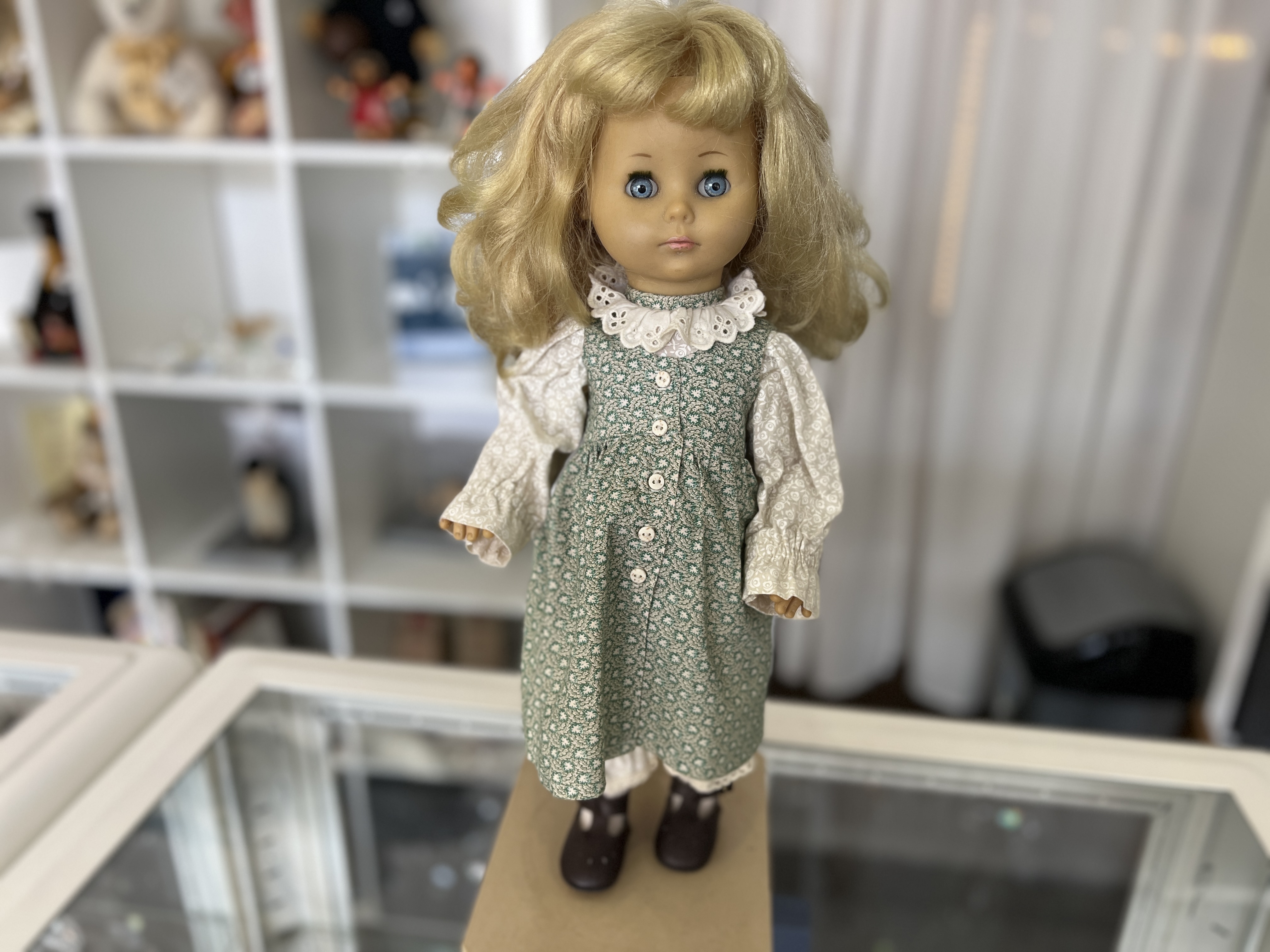 Schildkrötpuppe Vinyl Puppe 43 cm. Top Zustand.    