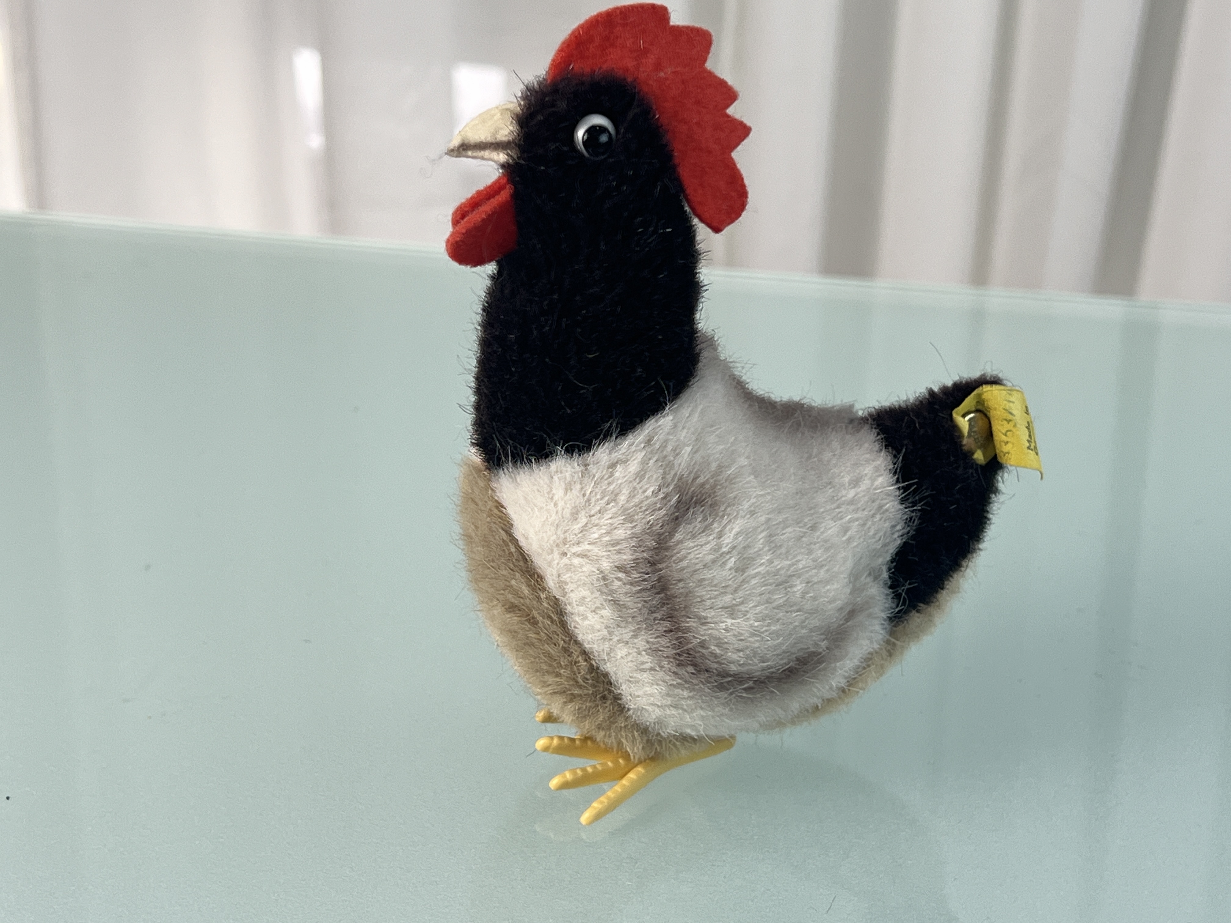 Steiff Tier Hahn 14 cm. Zustand siehe Fotos 