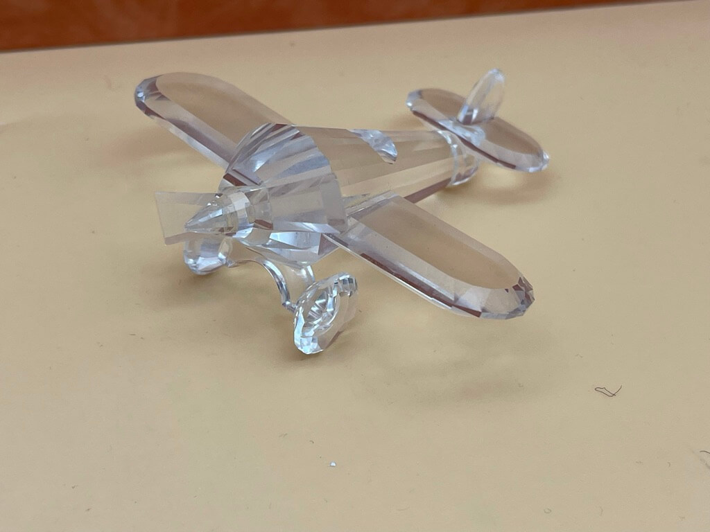 Swarovski Figur 152111 Flugzeug 8 cm. - Top Zustand