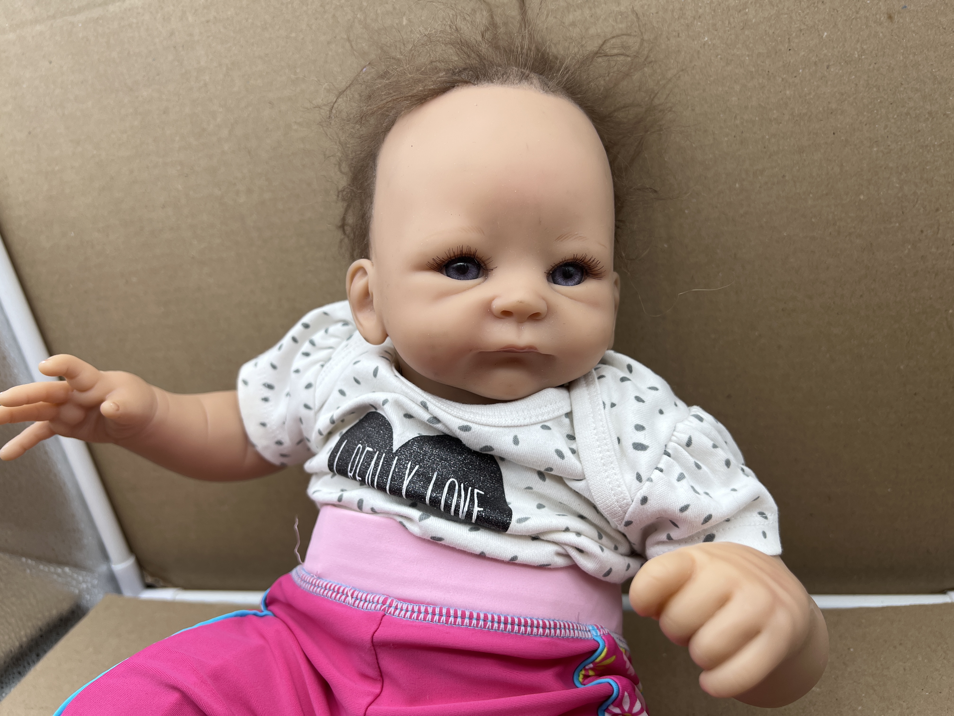 Tasha Edenholm Puppe Vinyl 43 cm. Top Zustand. Sehr selten.   