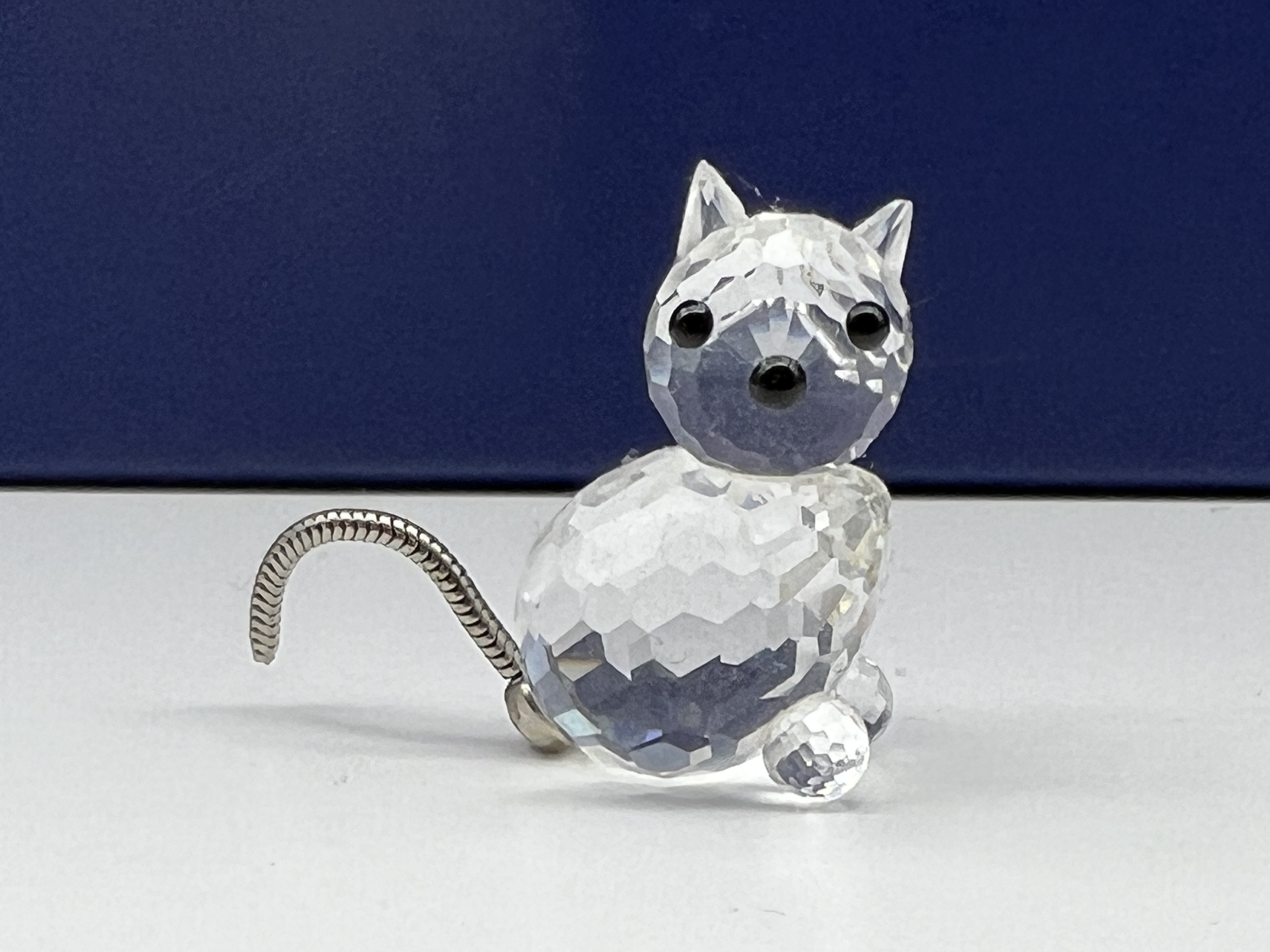 Swarovski Figur 010011 Katze 3,3 cm. Top Zustand  