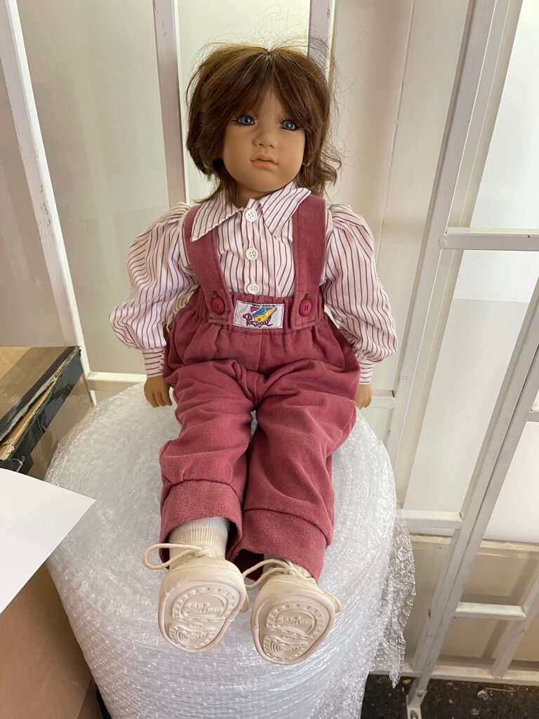 Annette Himstedt Puppe Enzo 66 cm. Top Zustand