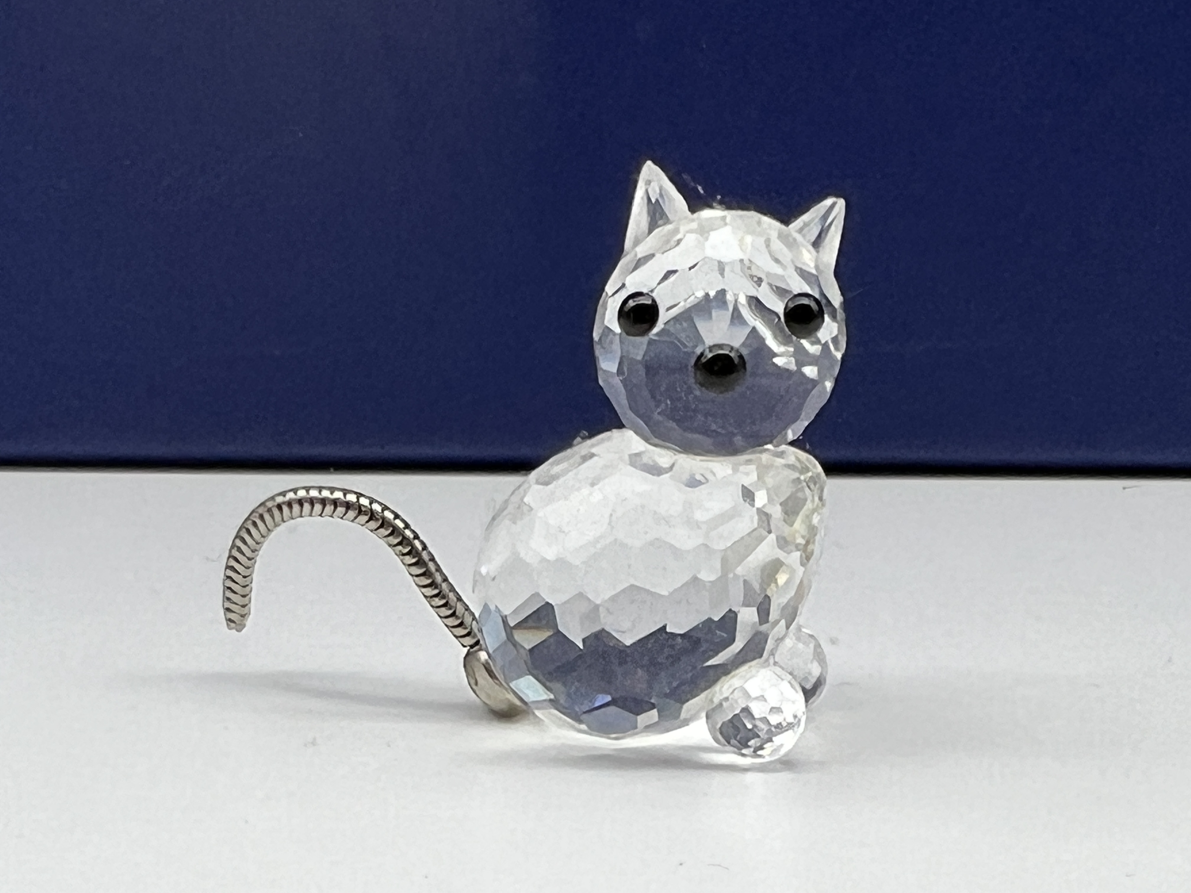 Swarovski Figur 010011 Katze 3,3 cm. Top Zustand  