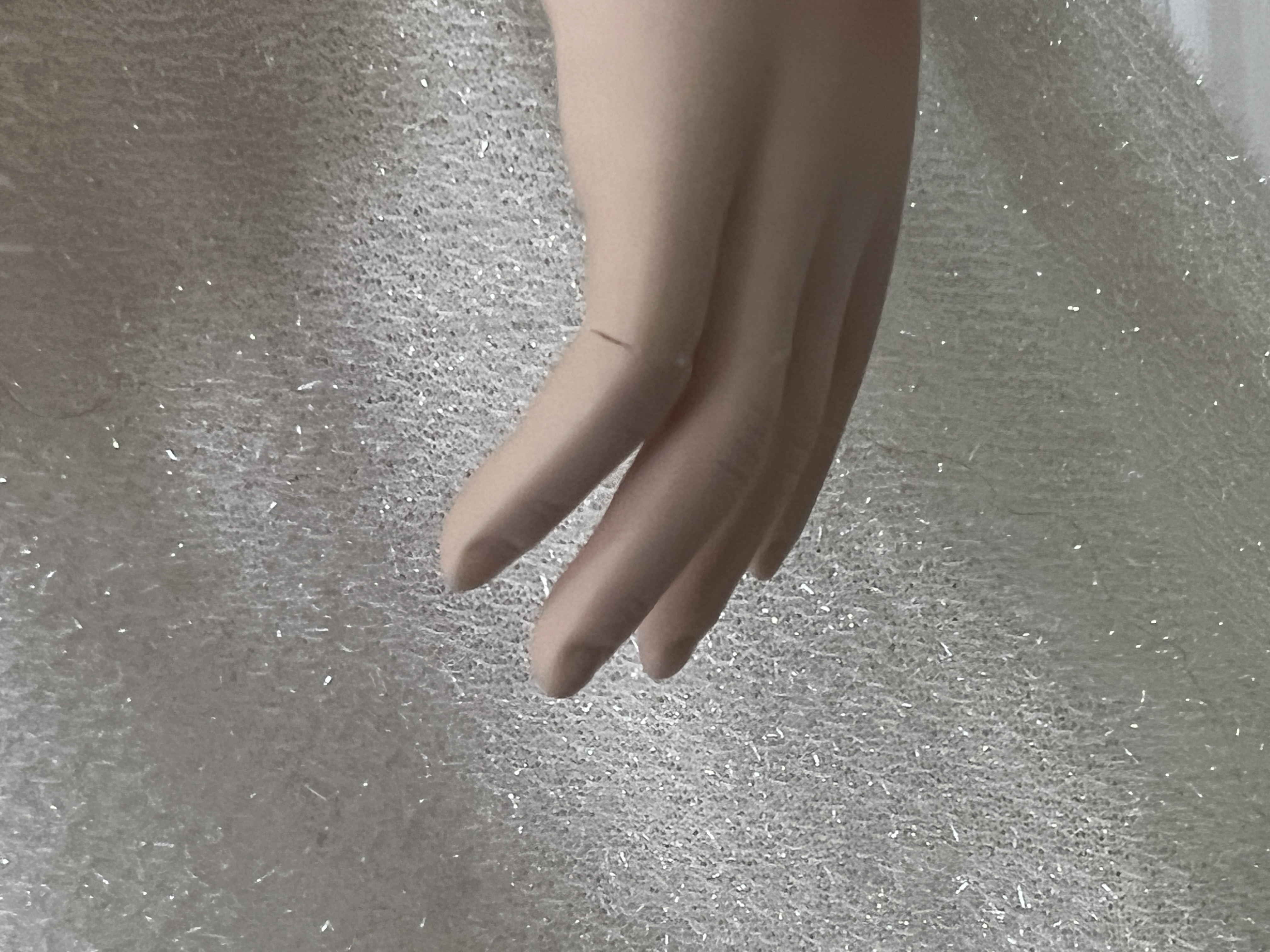  Ute Kase Lepp Sammler Porzellan Puppe 69 cm. Kleiner Defekt - Siehe Fotos 