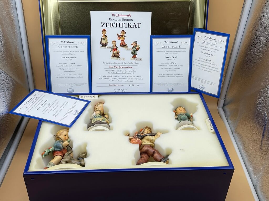 Hummel Figuren Set Die Vier Jahreszeiten. 1 Wahl - Top Zustand 