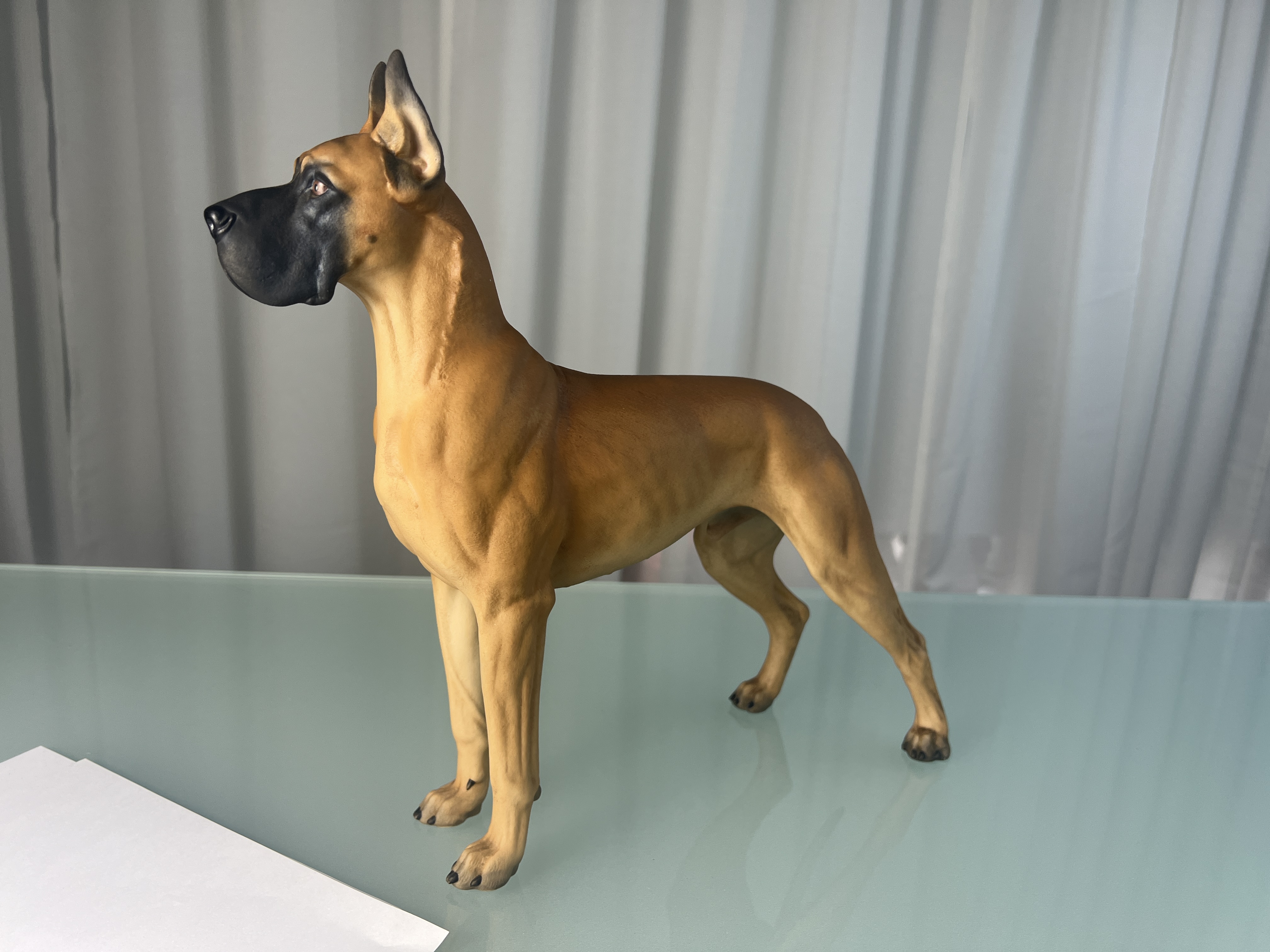 Hutschenreuther Figur Hund Dogge 30 cm Ltd. Edition auf 200 Stk. Top Zustand   