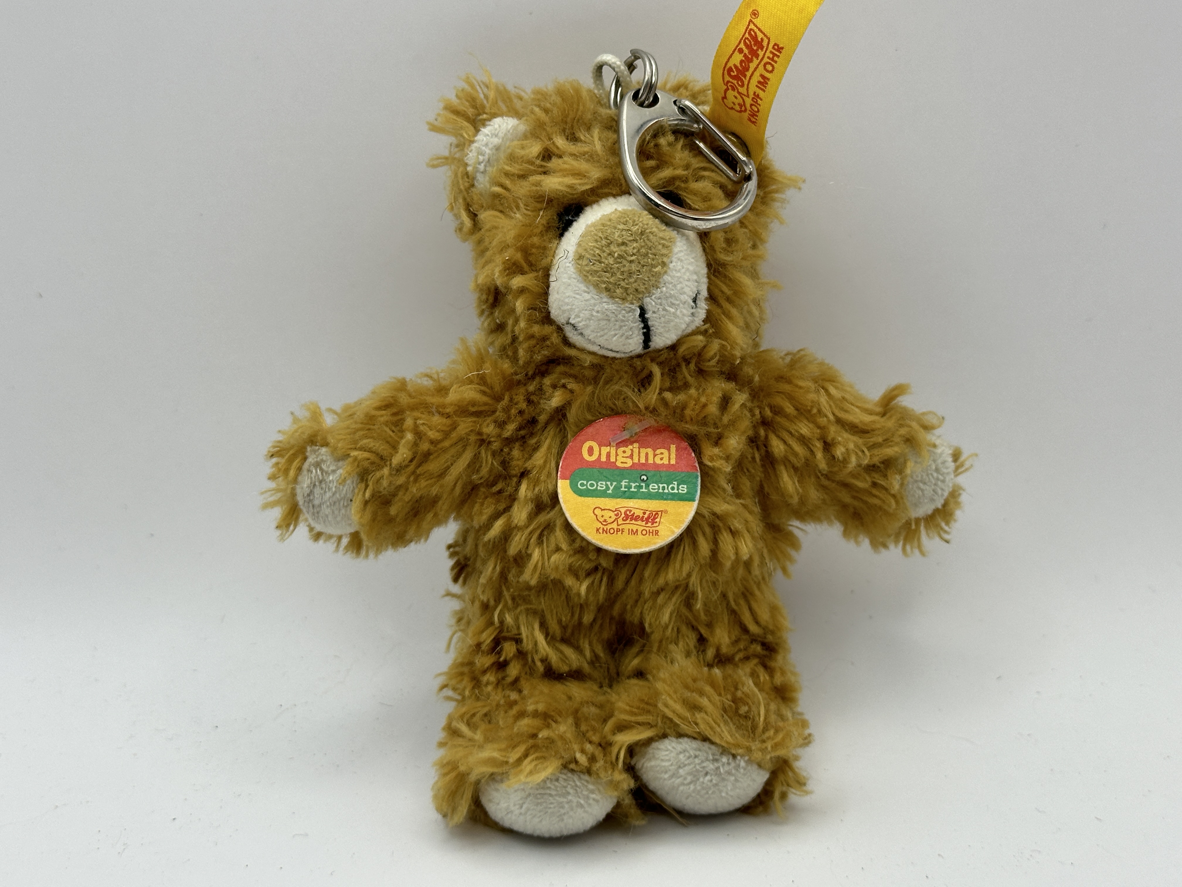 Steiff Tier 110146 Schlüsselanhänger Teddy 12 cm. Top Zustand    