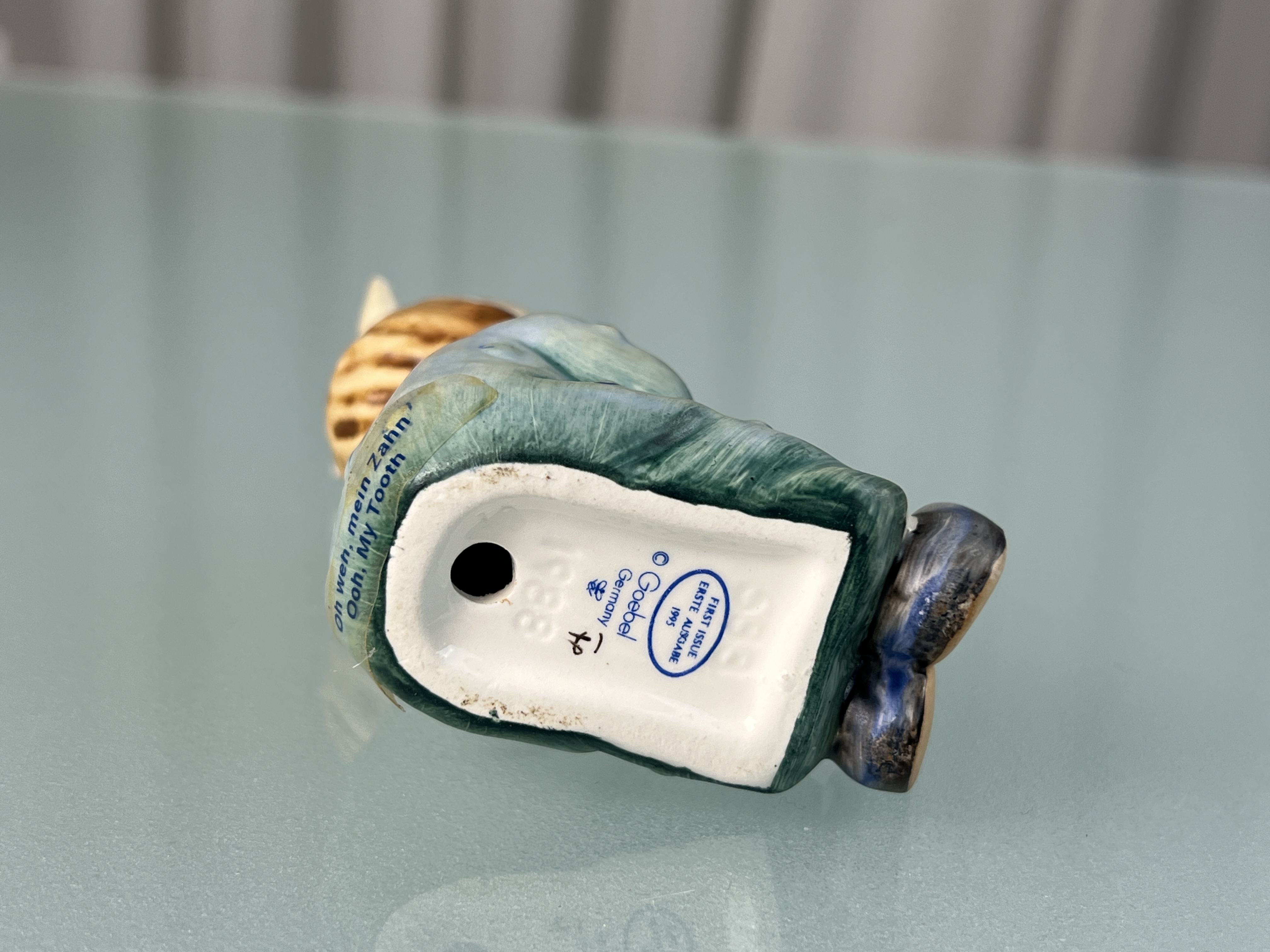  Hummel Figur 533 Oh weh, mein Zahn 7,7 cm. 1 Wahl. Top Zustand.  