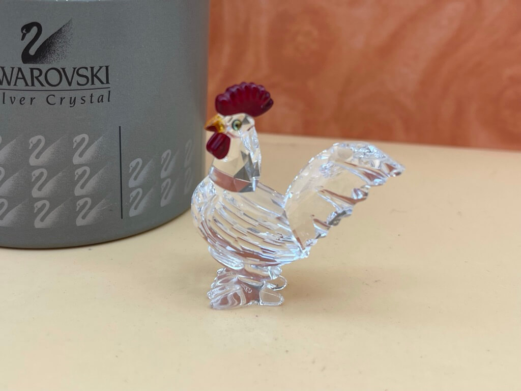 Swarovski Figur 247759 Hahn 5 cm. Mit Ovp & Zertifikat. Top Zustand